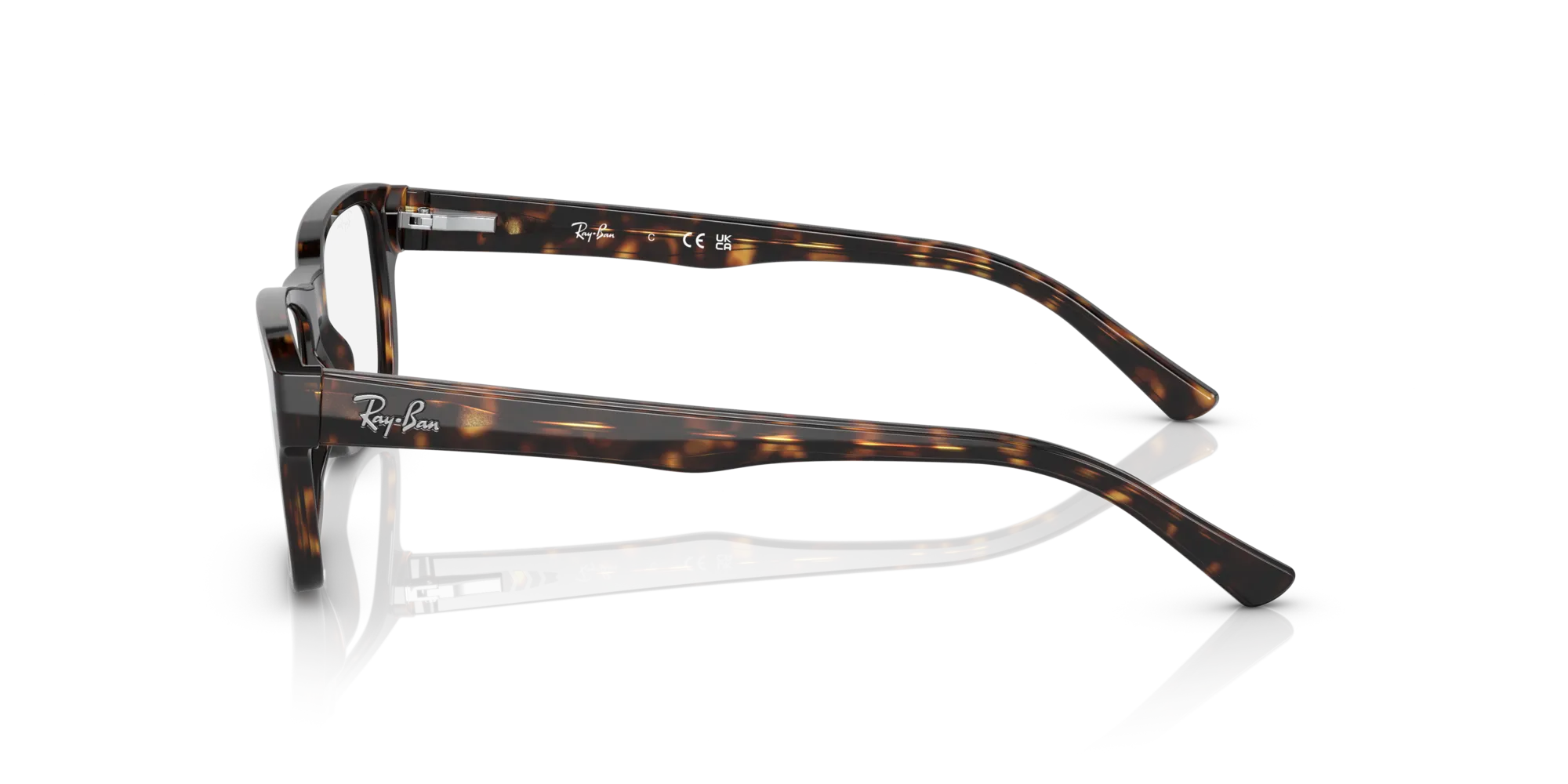 Ray - Ban RX5268 2012 Montature da vista Acetato Tartaruga Squadrata Normale - immagine 4