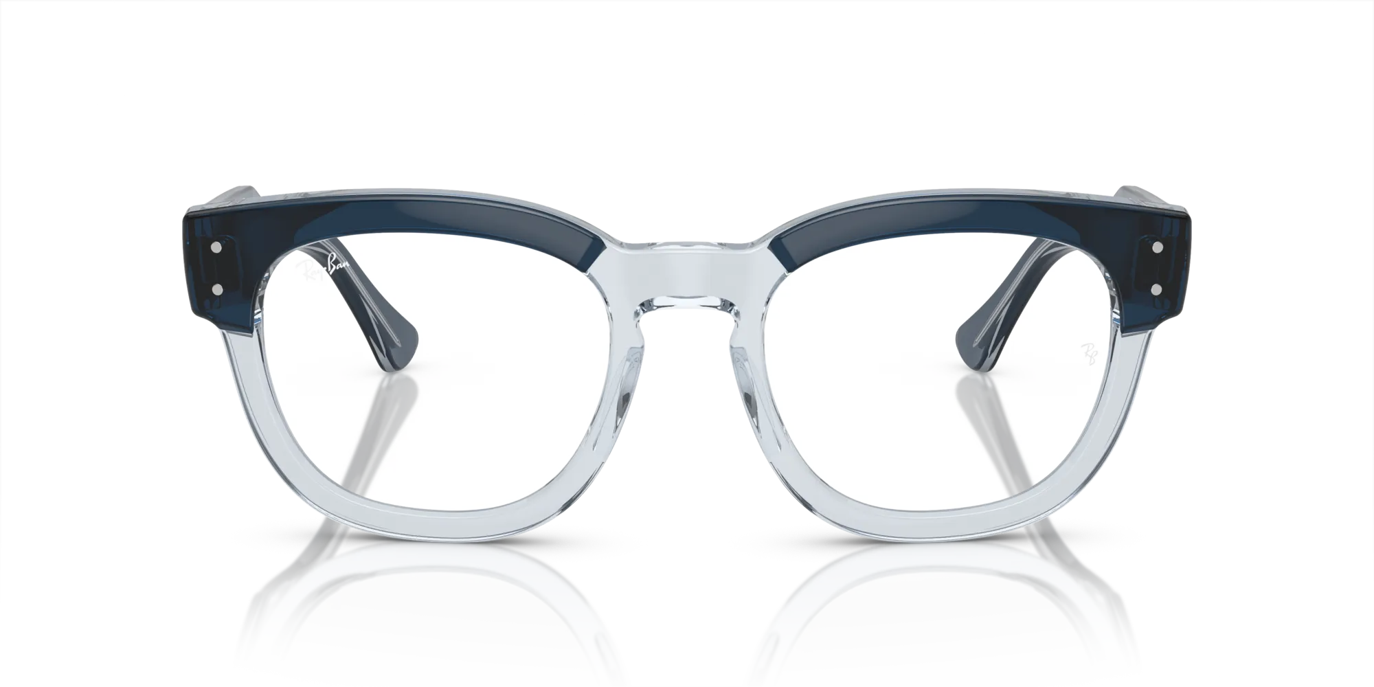 Ray - Ban RX0298V MEGA HAWKEYE 8324 Montature da vista Acetato Blu Trasparente Squadrata Normale - immagine 3
