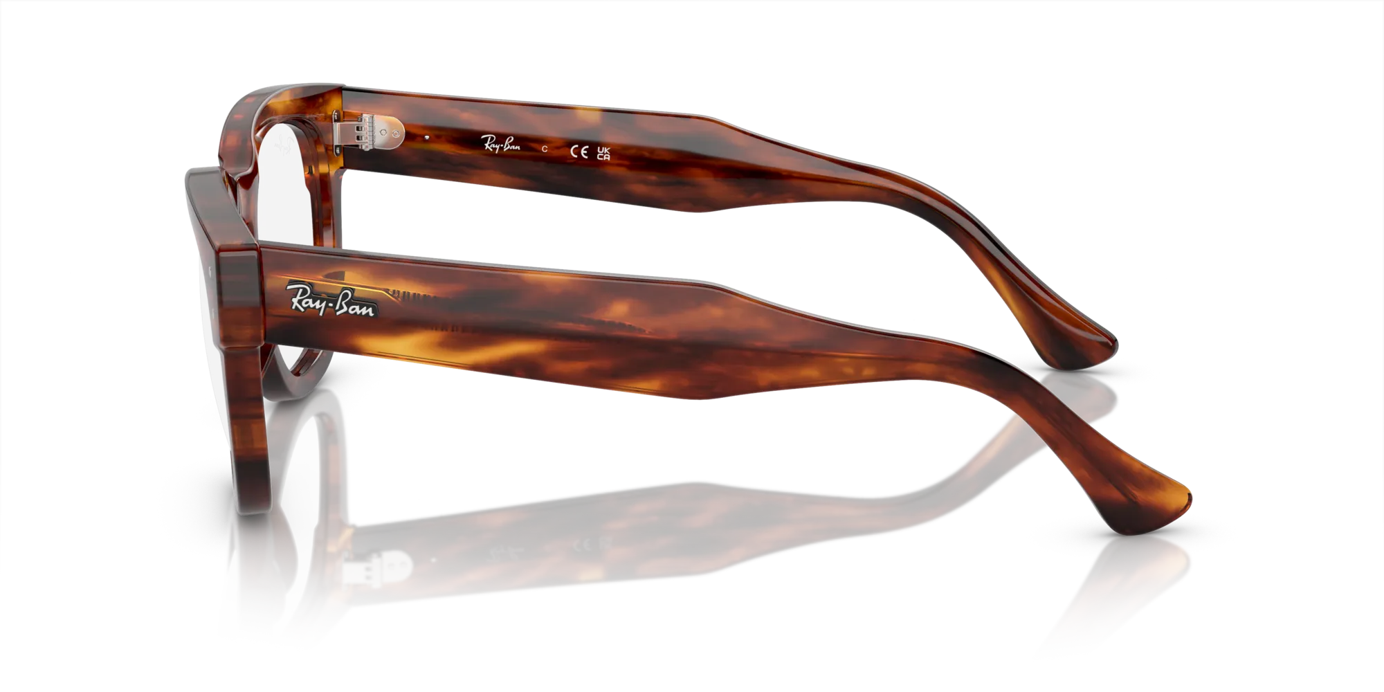 Ray - Ban RX0298V MEGA HAWKEYE 2144 Montature da vista Acetato Marrone Trasparente Squadrata Normale - immagine 4