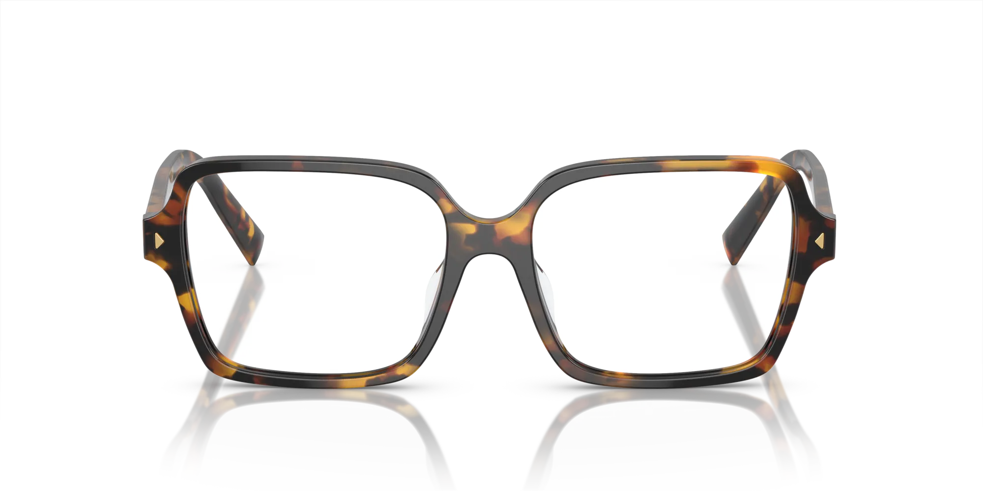 Prada PR A02V VAU1O1 Montature da vista Acetato Tartaruga Pillow Normale - immagine 3
