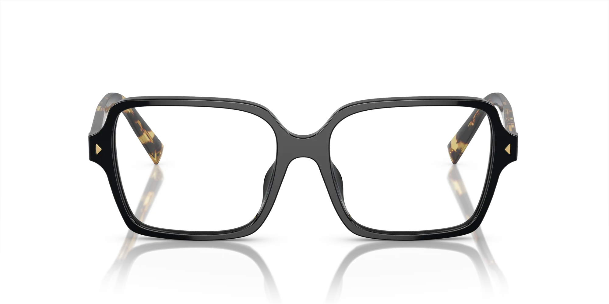 Prada PR A02V 3891O1 Montature da vista Acetato Nero Pillow Normale - immagine 3