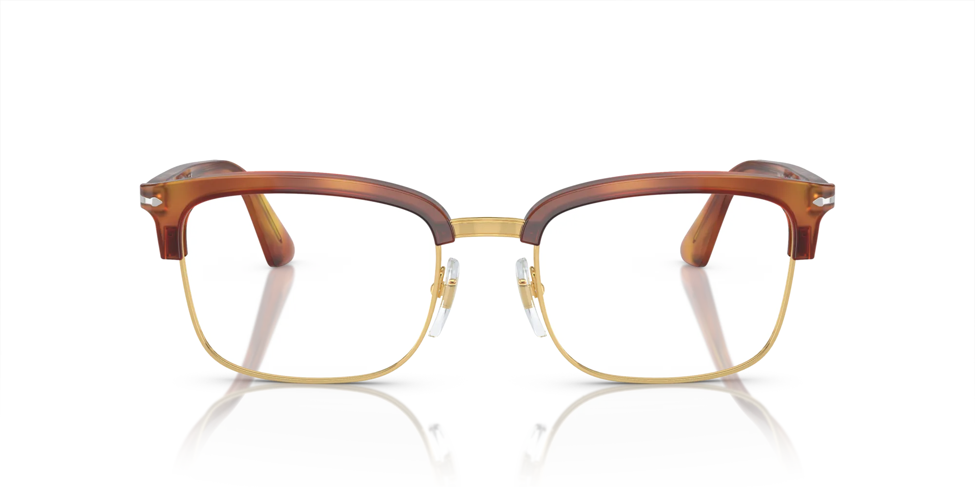 Persol PO3340V LINA 96 Montature da vista Acetato Marrone Trasparente Squadrata Normale - immagine 3