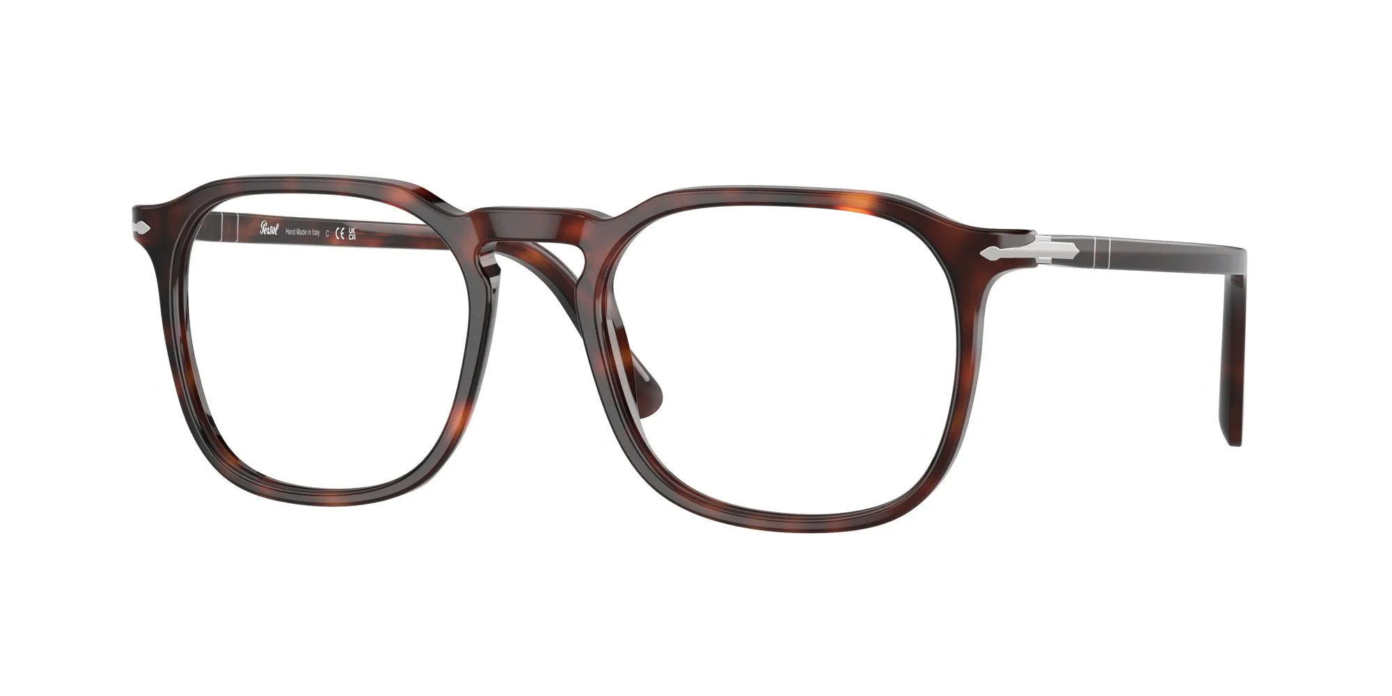 Persol PO3337V 24 Montature da vista Acetato Tartaruga Trasparente Pantos Normale - immagine 1