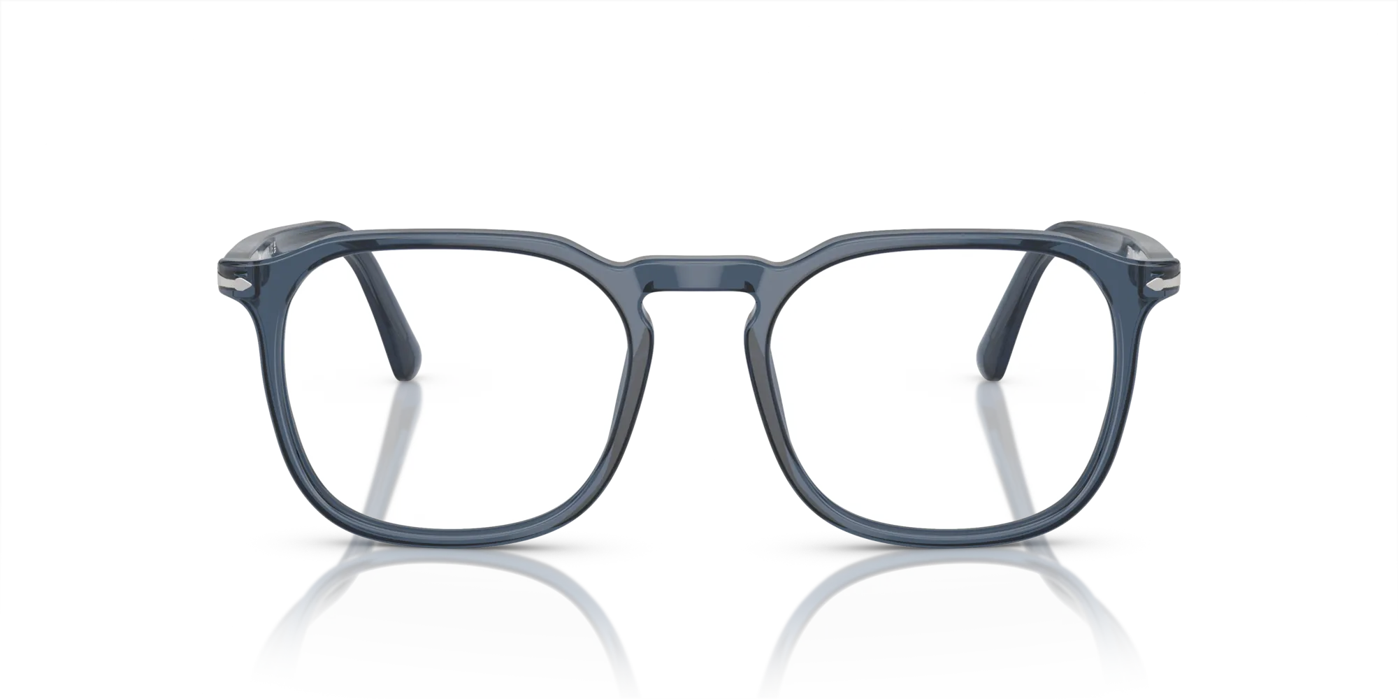 Persol PO3337V 1197 Montature da vista Acetato Blu Trasparente Pantos Normale - immagine 3