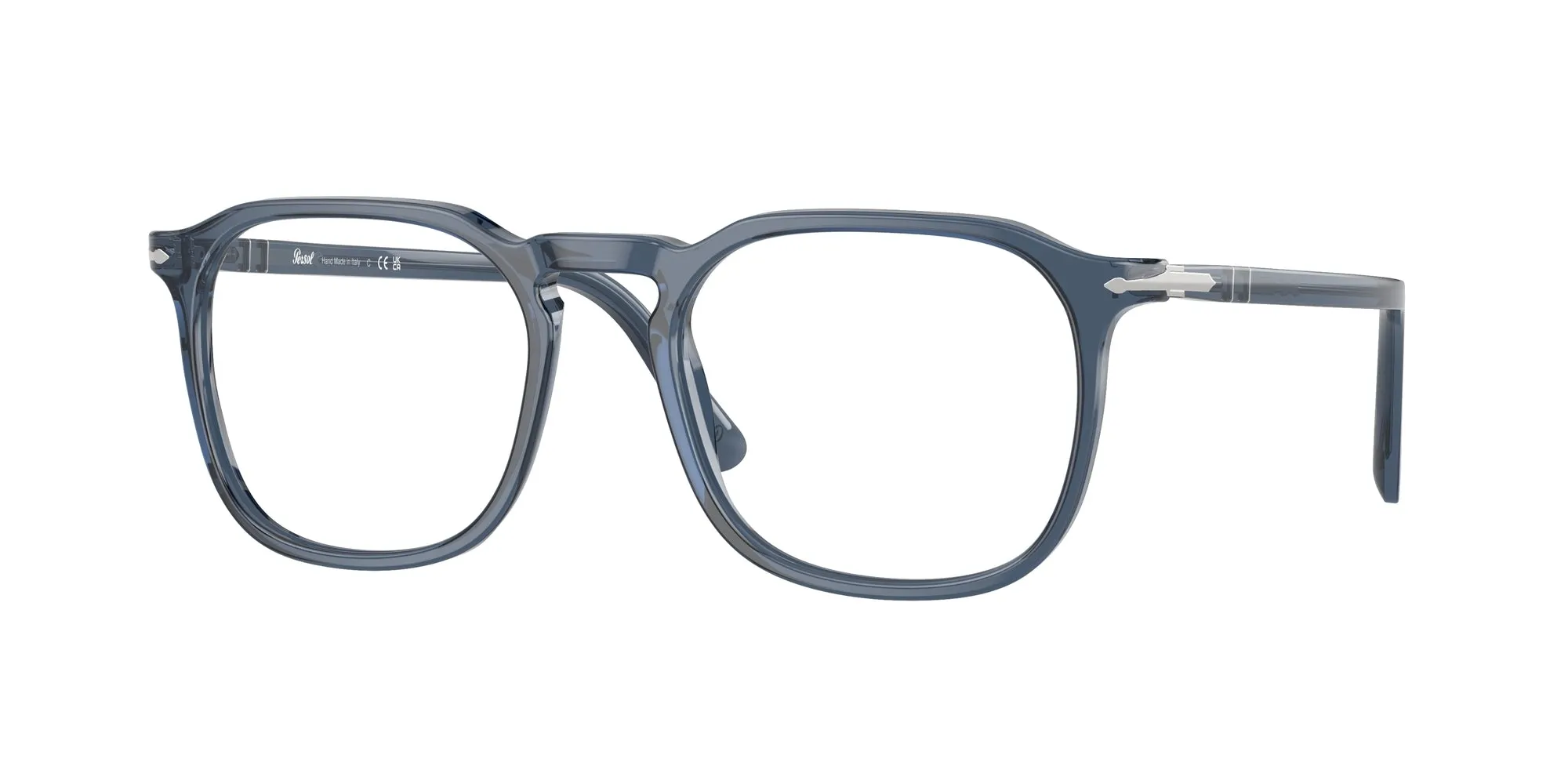 Persol PO3337V 1197 Montature da vista Acetato Blu Trasparente Pantos Normale - immagine 1