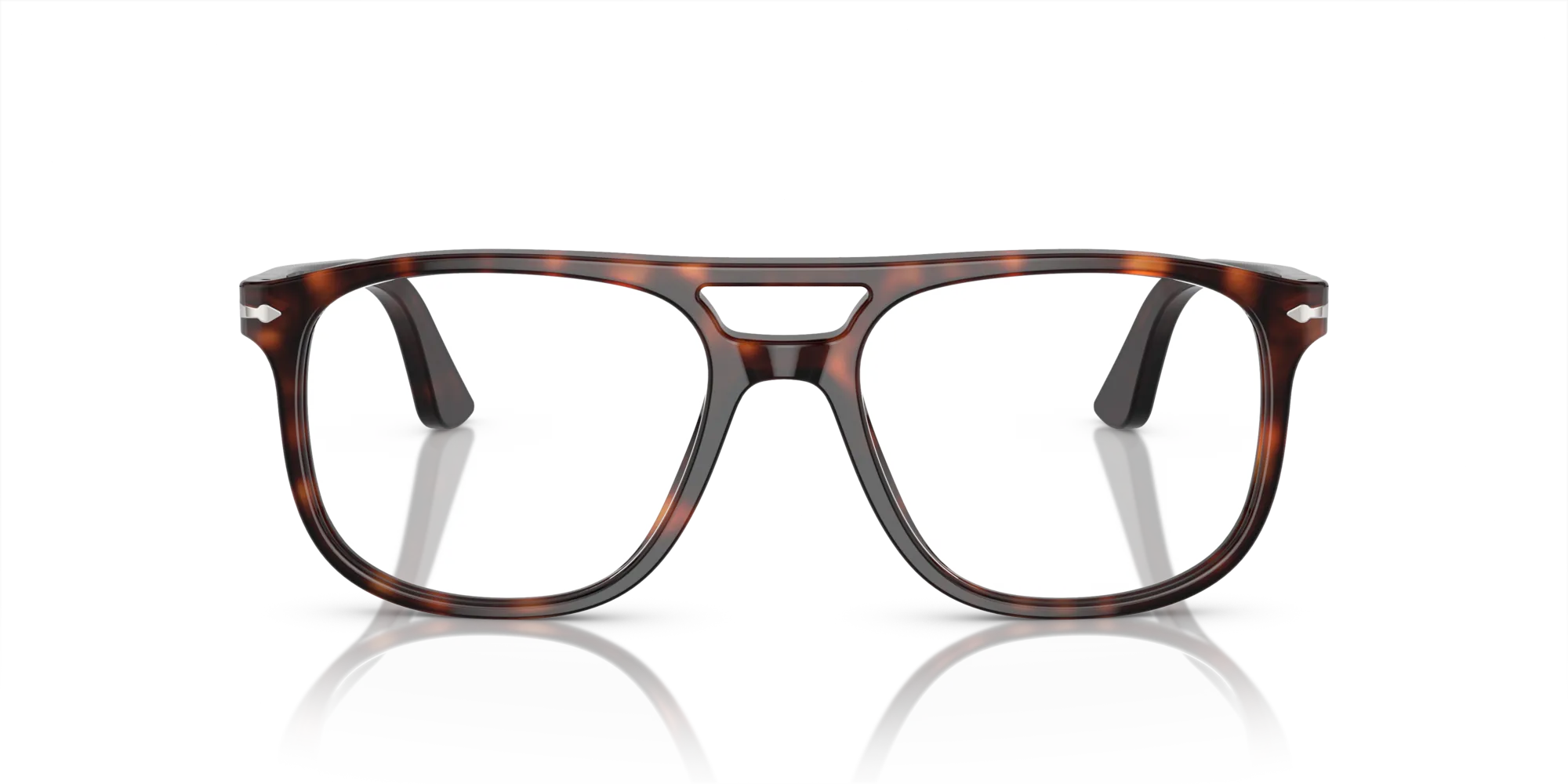 Persol PO3329V GRETA 24 Montature da vista Acetato Tartaruga Trasparente Pilot Normale - immagine 3