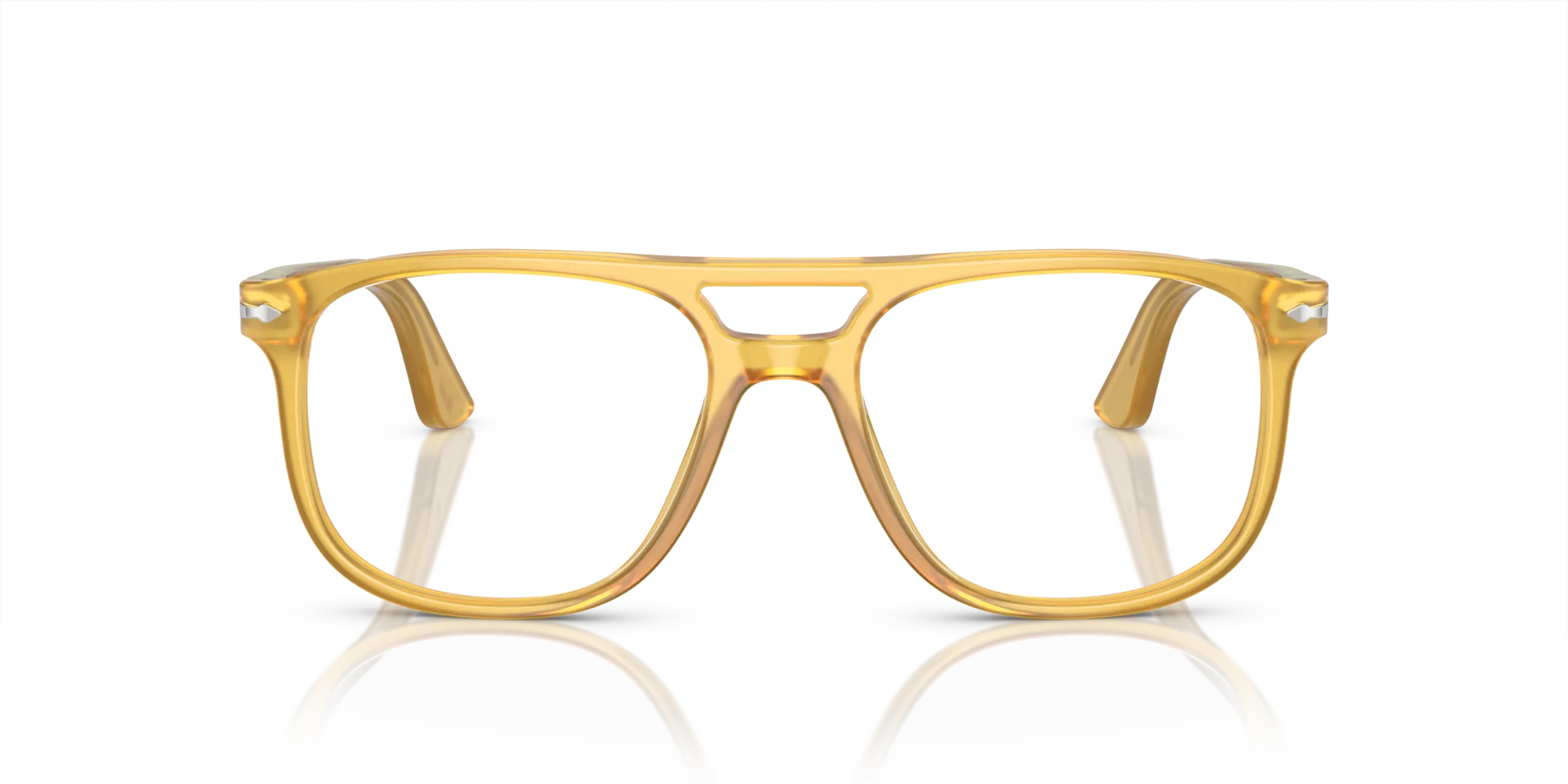 Persol PO3329V GRETA 204 Montature da vista Acetato Giallo Trasparente Pilot Normale - immagine 3