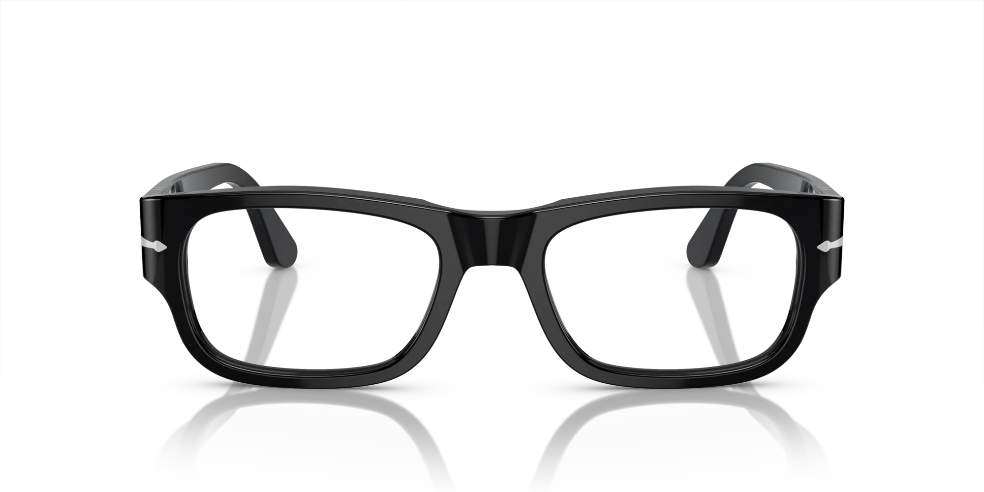 Persol PO3324V 95 Montature da vista Acetato Nero Trasparente Pillow Normale - immagine 3