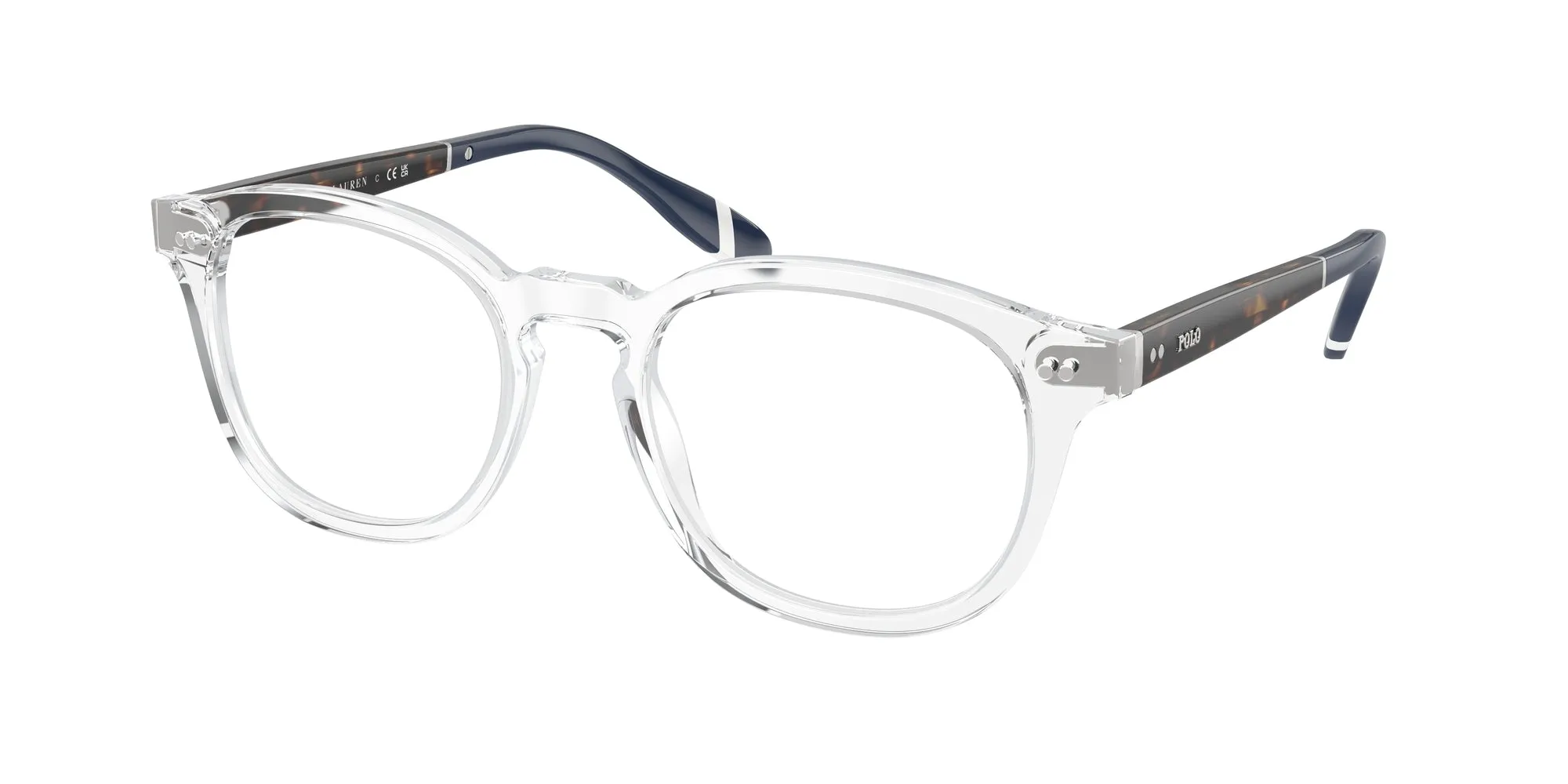 Polo Ralph Lauren PH2267 5331 Montature da vista Acetato Trasparente Trasparente Squadrata Normale - immagine 1