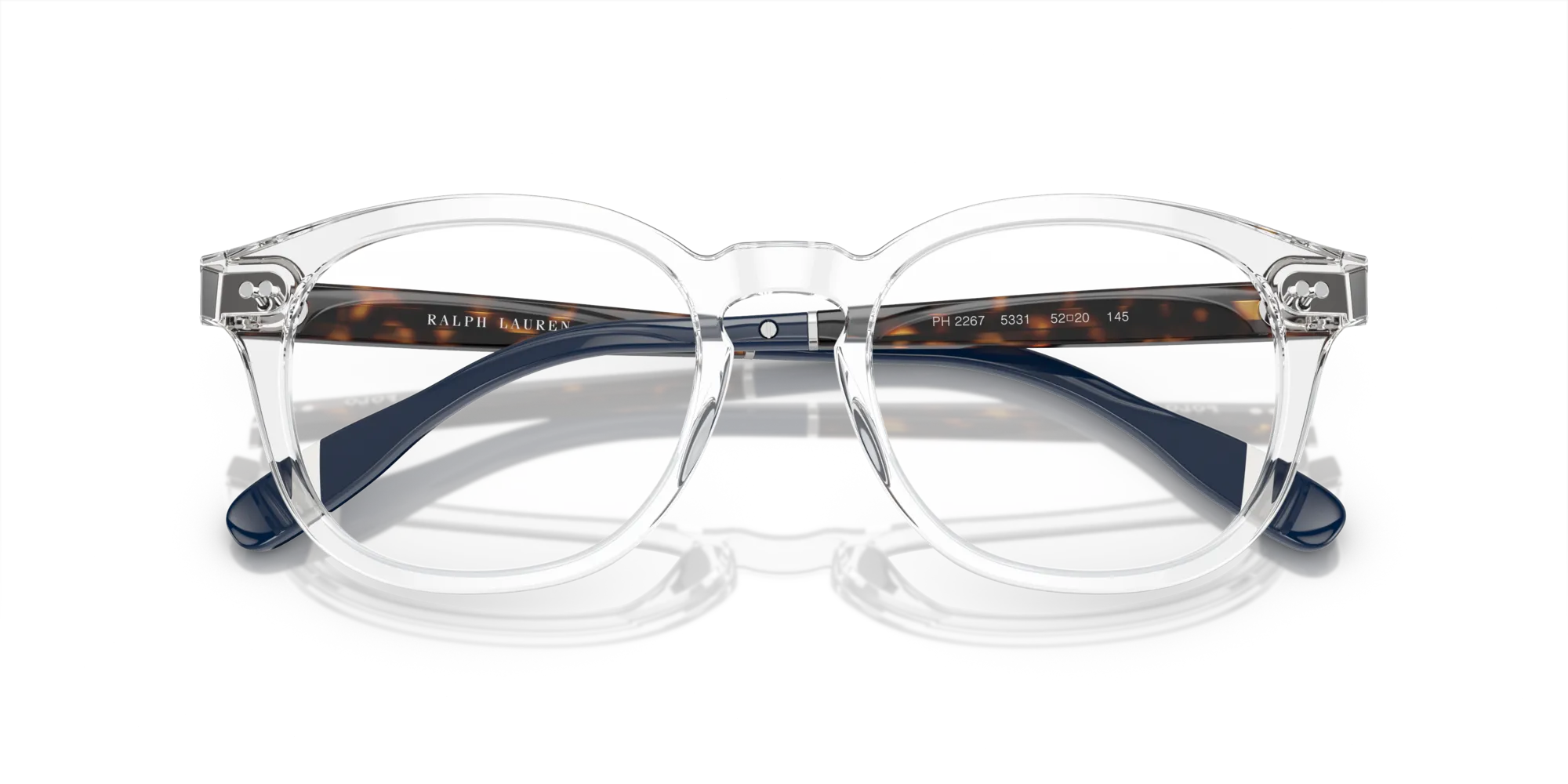 Polo Ralph Lauren PH2267 5331 Montature da vista Acetato Trasparente Trasparente Squadrata Normale - immagine 2