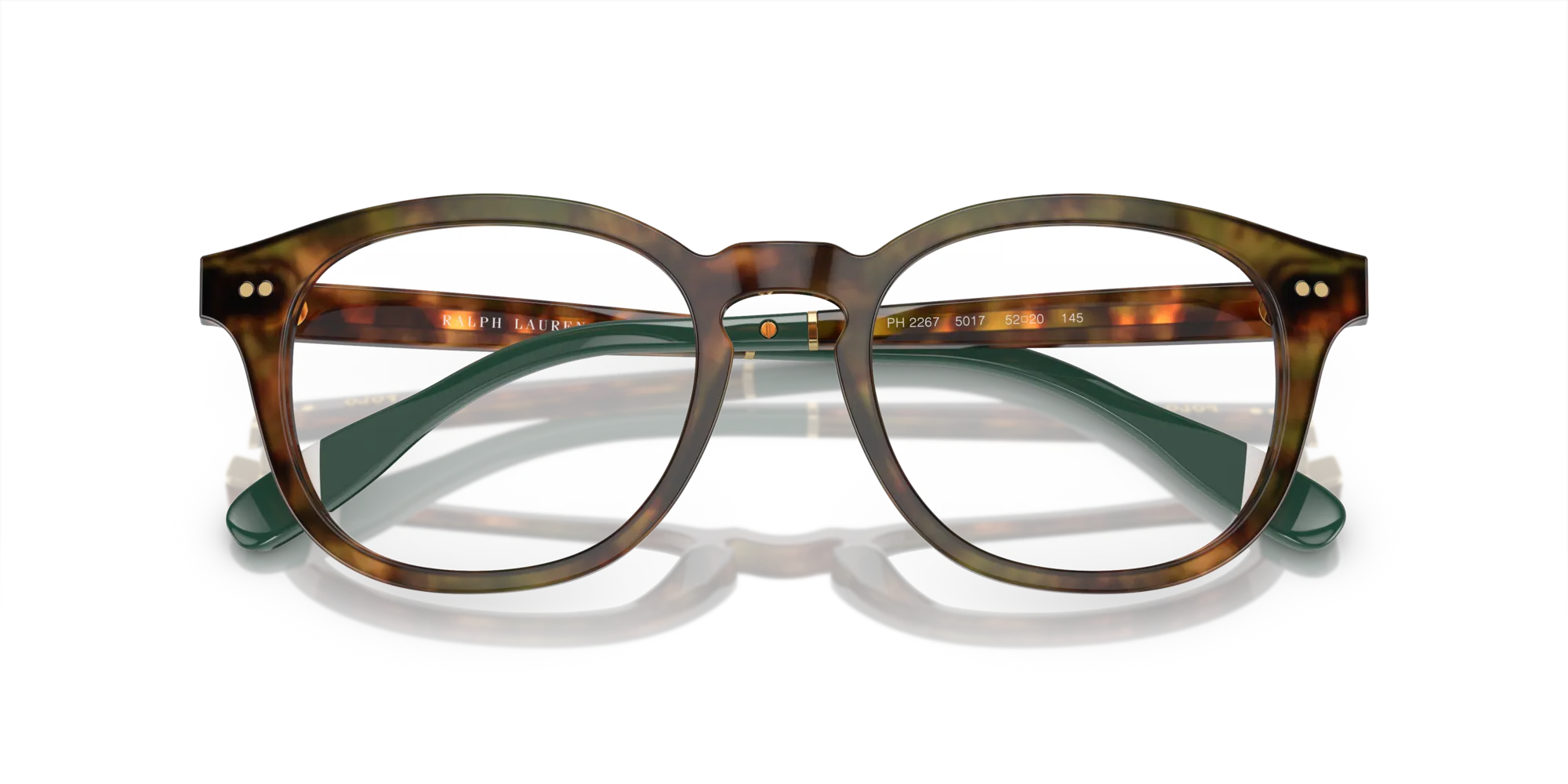 Polo Ralph Lauren PH2267 5017 Montature da vista Acetato Tartaruga Squadrata Normale - immagine 2