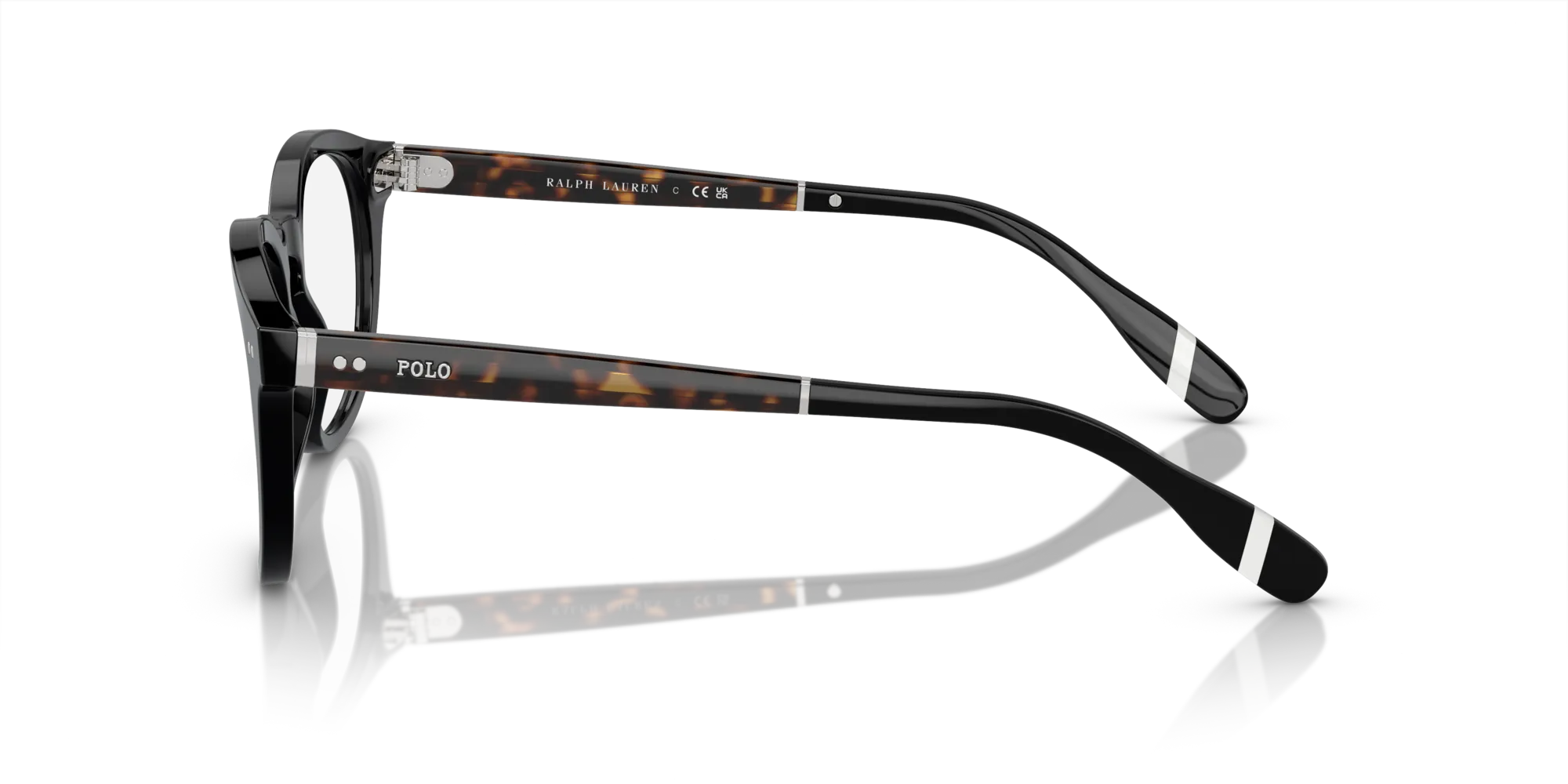Polo Ralph Lauren PH2267 5001 Montature da vista Acetato Nero Squadrata Normale - immagine 4