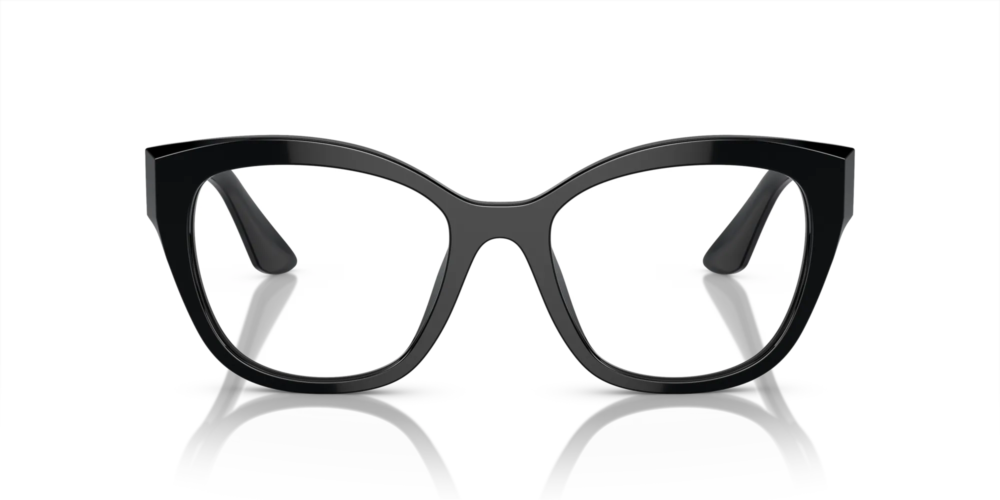 Miu Miu MU 05XV 1AB1O1 Montature da vista Acetato Nero Trasparente Squadrata Normale - immagine 3