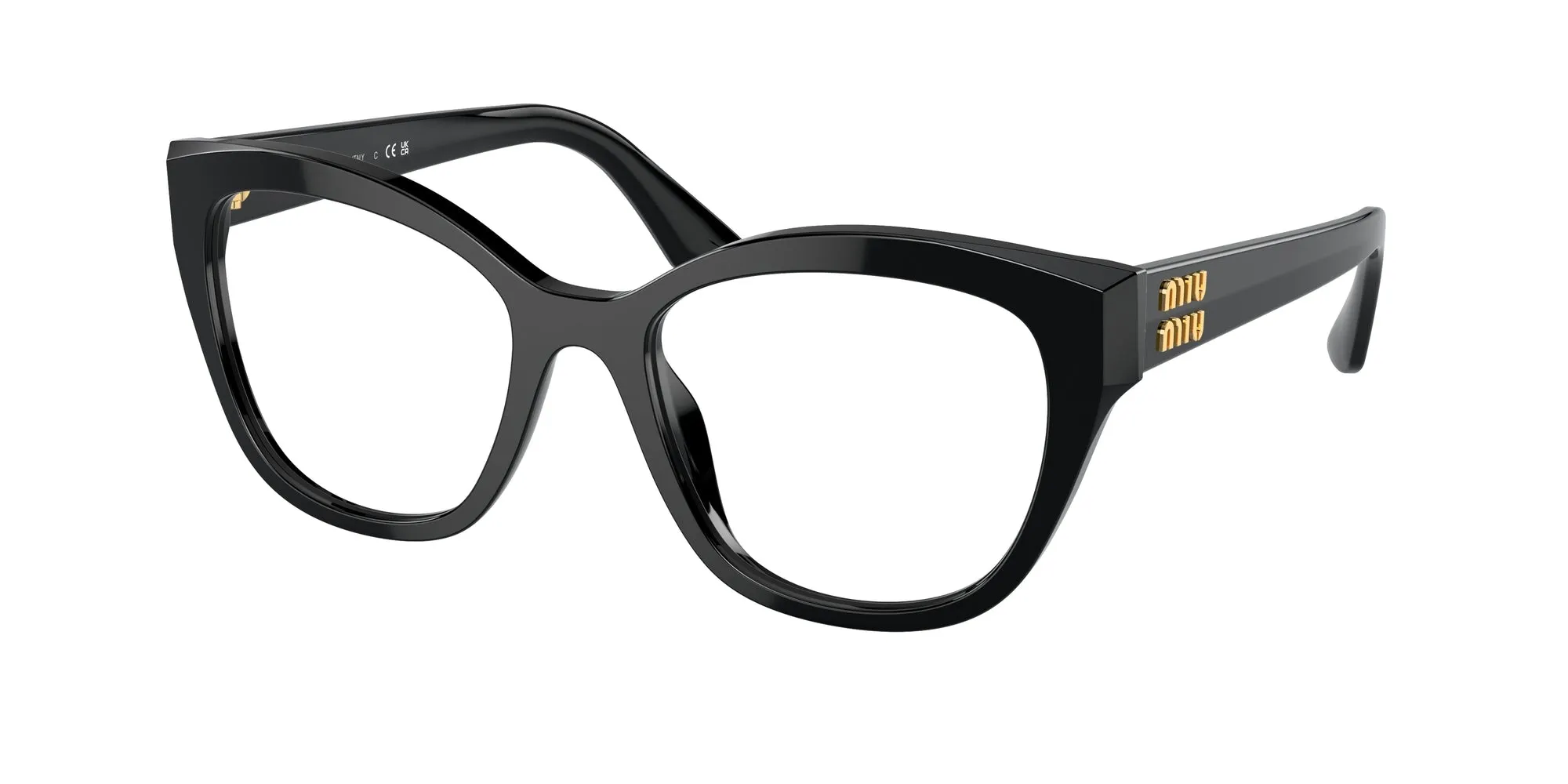Miu Miu MU 05XV 1AB1O1 Montature da vista Acetato Nero Squadrata Normale - immagine 1