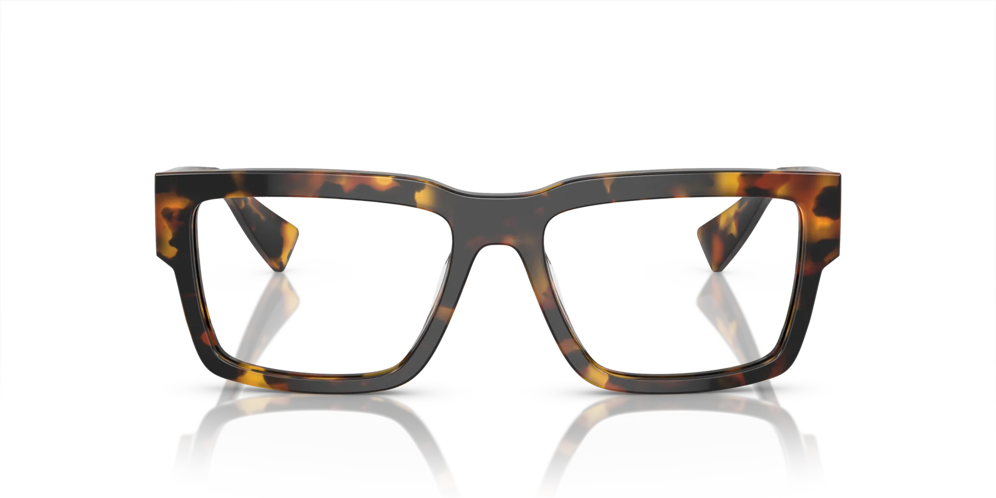 Miu Miu MU 02XV VAU1O1 Montature da vista Acetato Tartaruga Trasparente Squadrata Normale - immagine 3