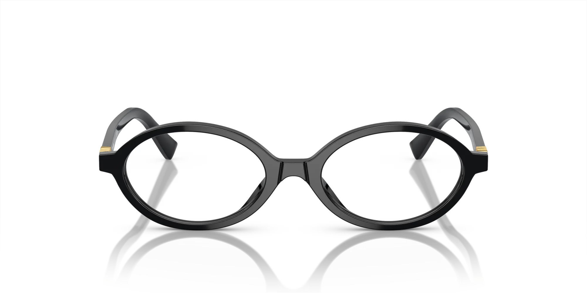 Miu Miu MU 01XV 1AB1O1 Montature da vista Acetato Nero Rotonda Normale - immagine 3