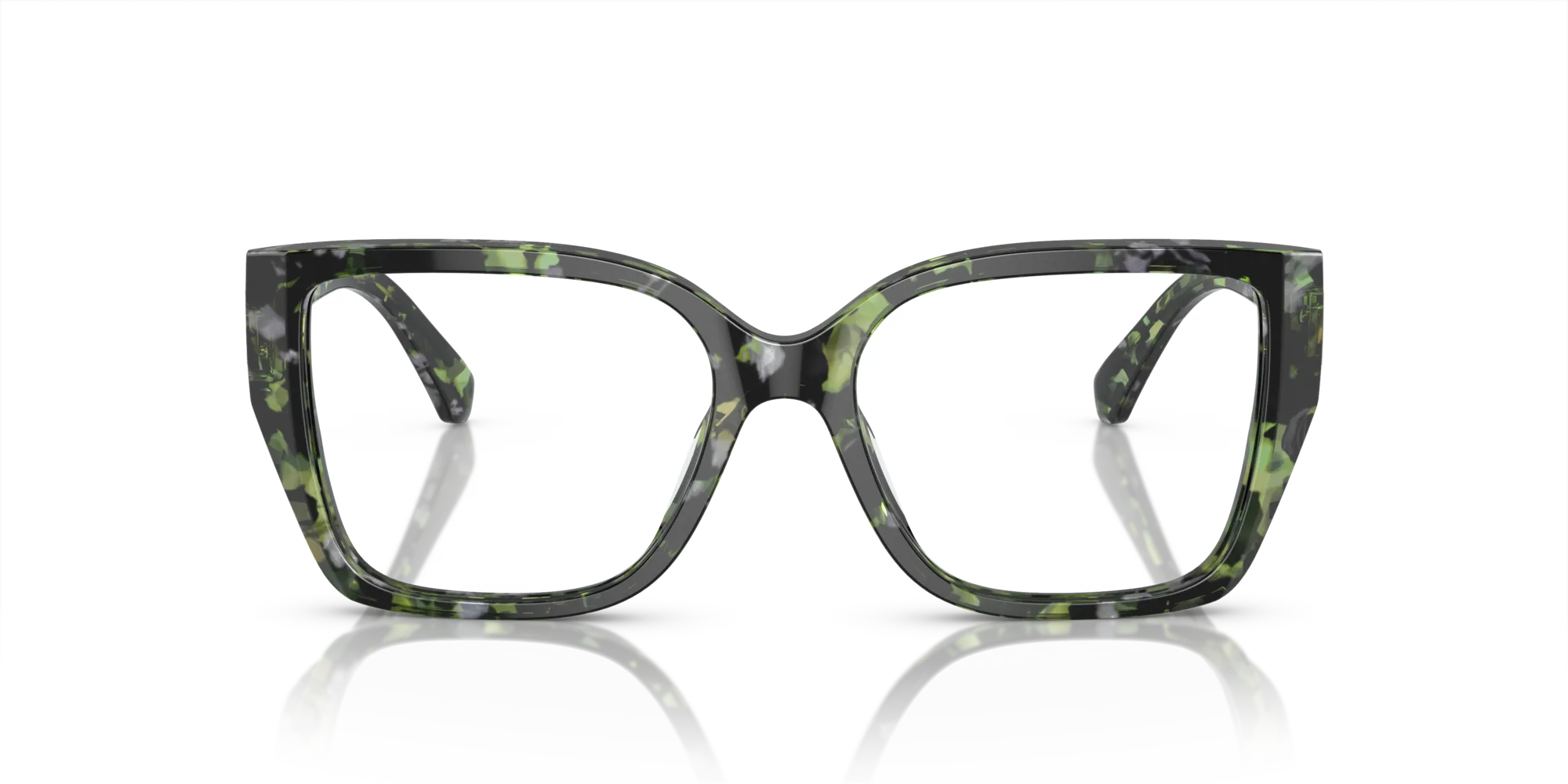 Michael Kors MK4115U CASTELLO 3953 Montature da vista Acetato Verde Trasparente Squadrata Normale - immagine 3