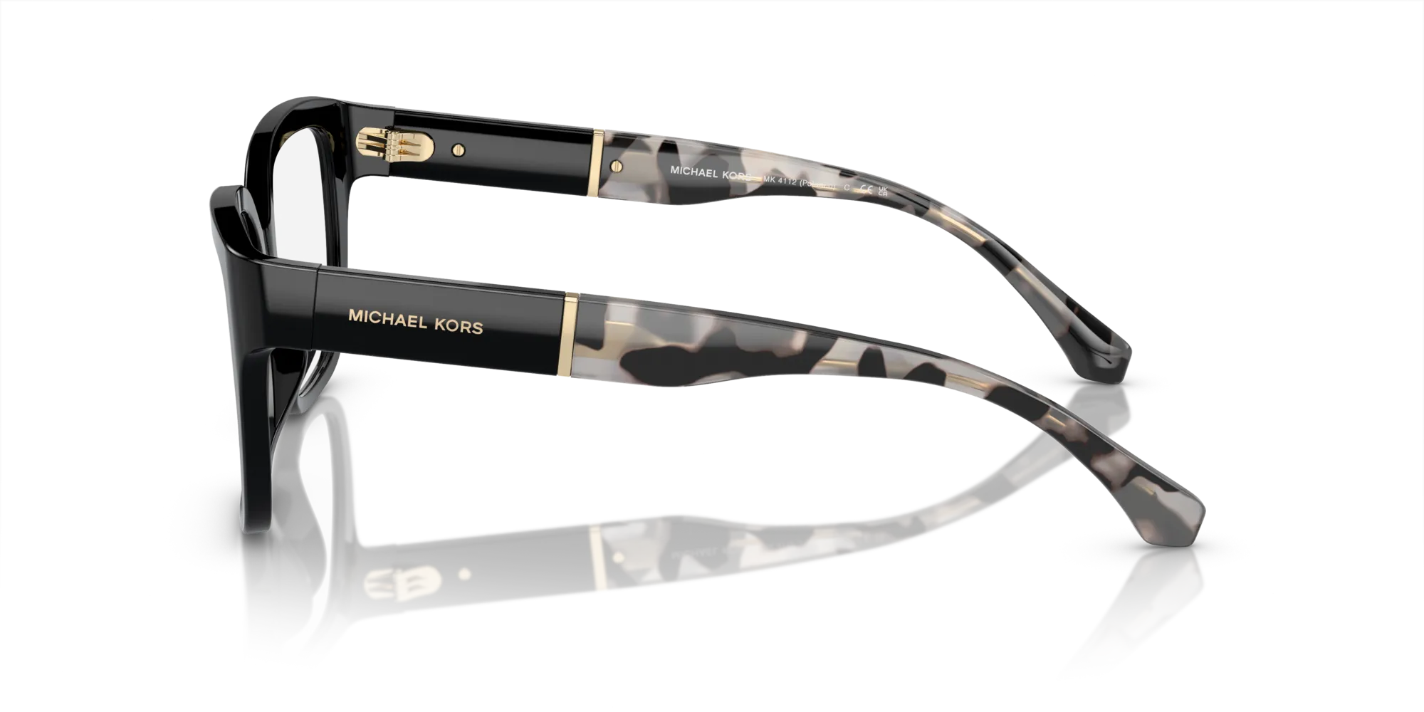 Michael Kors MK4112 POLANCO 3005 Montature da vista Acetato Nero Squadrata Normale - immagine 4