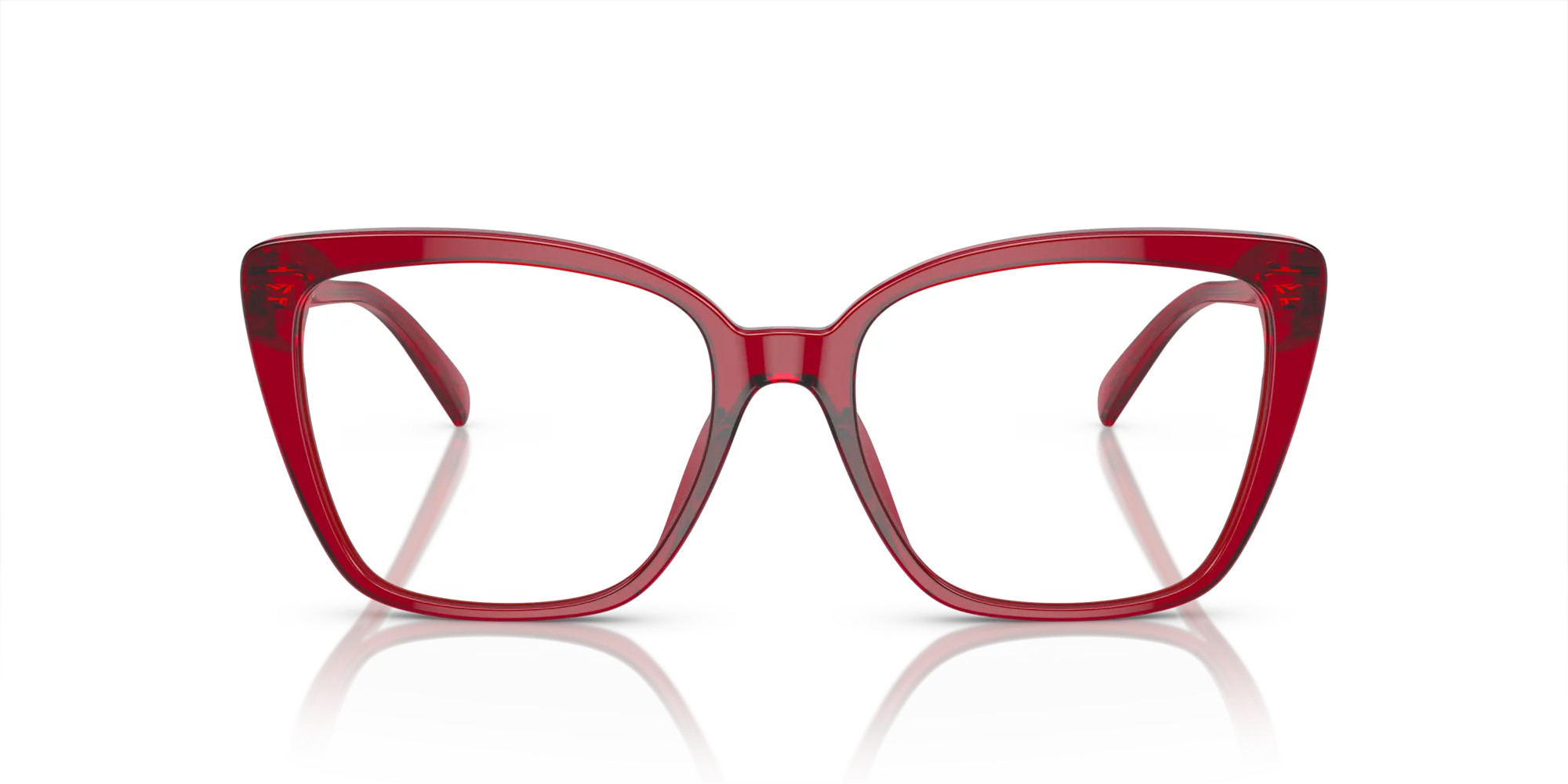Michael Kors MK4110U AVILA 3955 Montature da vista Acetato Rosso Squadrata Normale - immagine 3