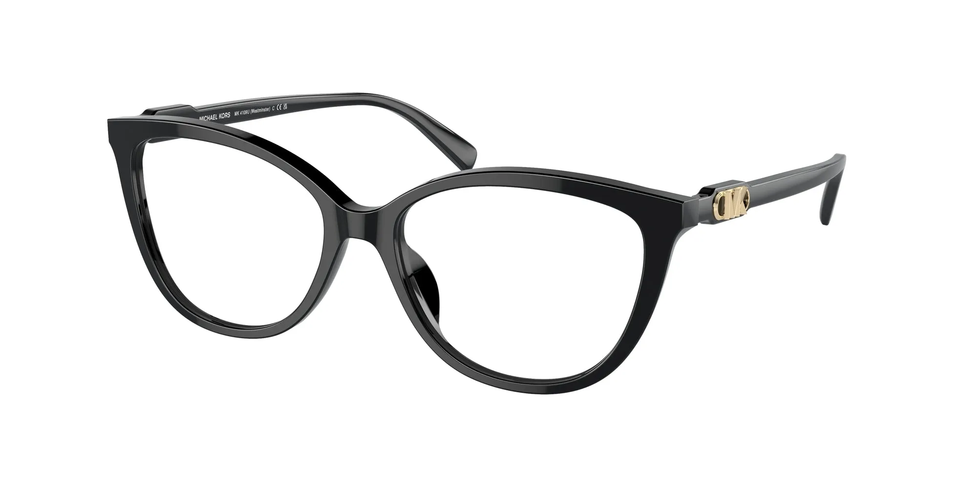 Michael Kors MK4109U WESTMINSTER 3005 Montature da vista Acetato Nero Cat Eye Normale - immagine 1