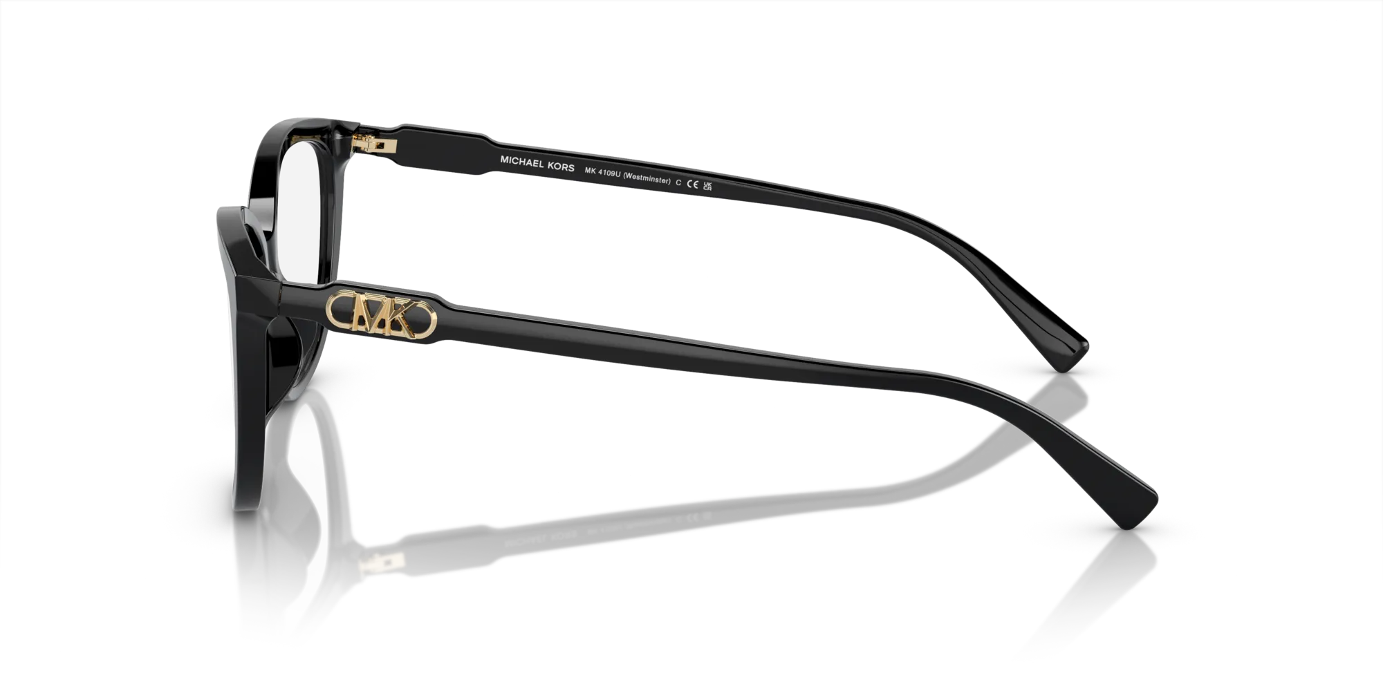 Michael Kors MK4109U WESTMINSTER 3005 Montature da vista Acetato Nero Cat Eye Normale - immagine 4
