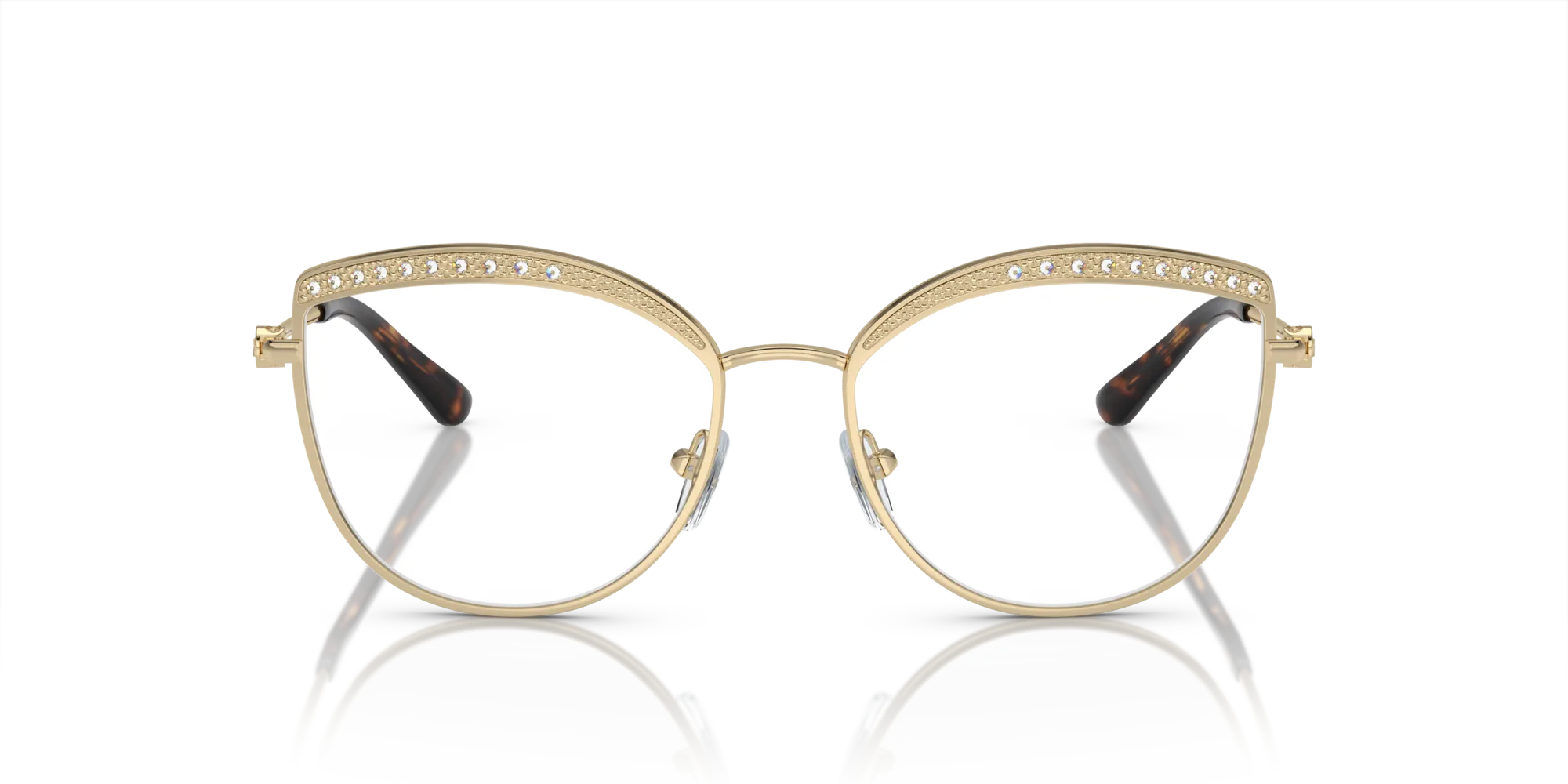 Michael Kors MK3072 NAPIER 1018 Montature da vista Metallo Oro Trasparente Cat Eye Normale - immagine 3