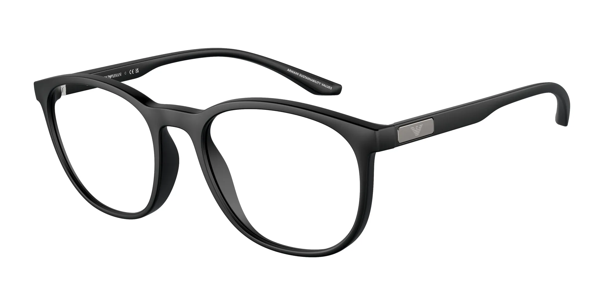 Emporio Armani EA3229 5001 Montature da vista Iniettato Nero Pantos Normale - immagine 1