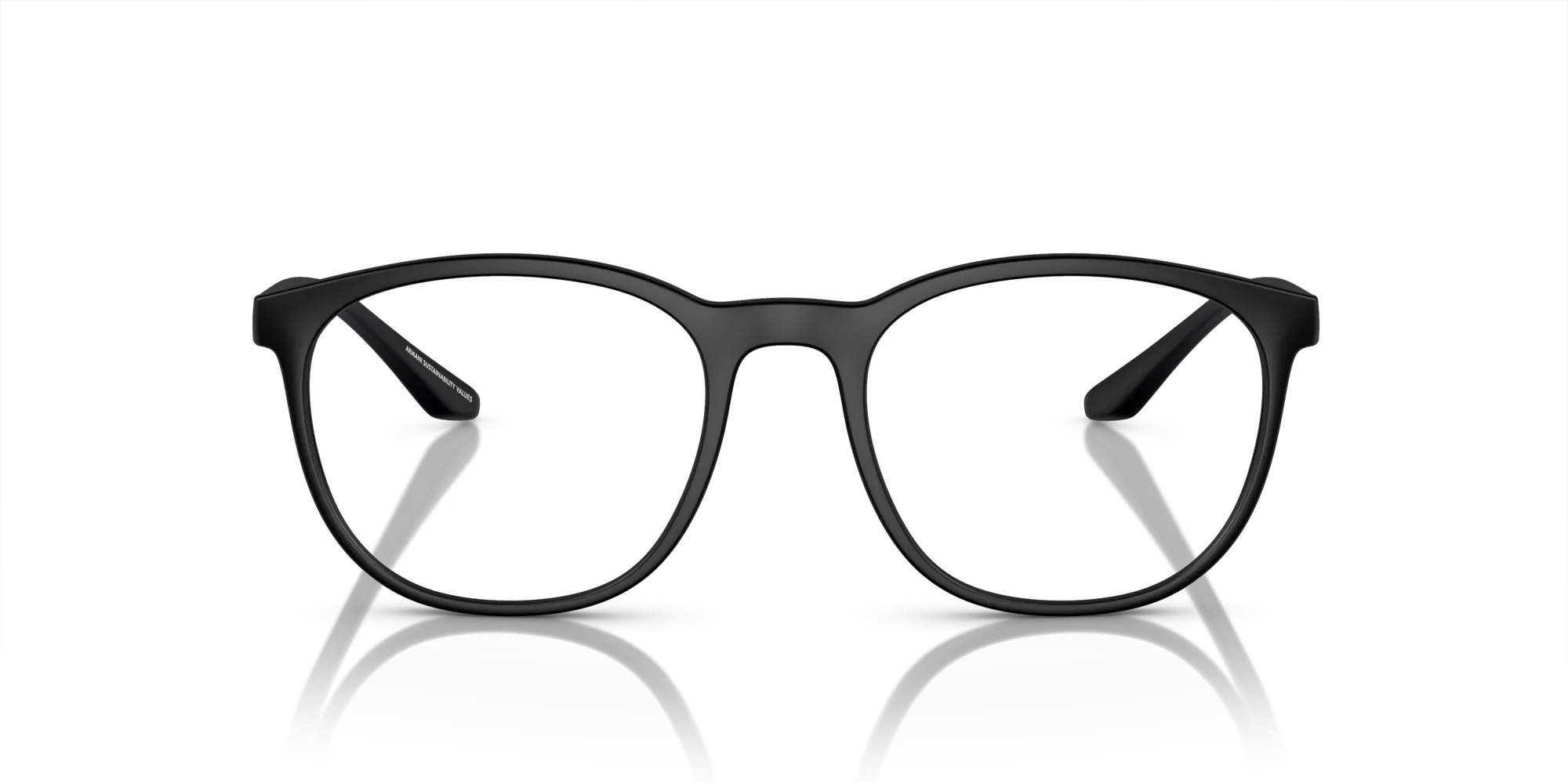 Emporio Armani EA3229 5001 Montature da vista Iniettato Nero Trasparente Pantos Normale - immagine 3