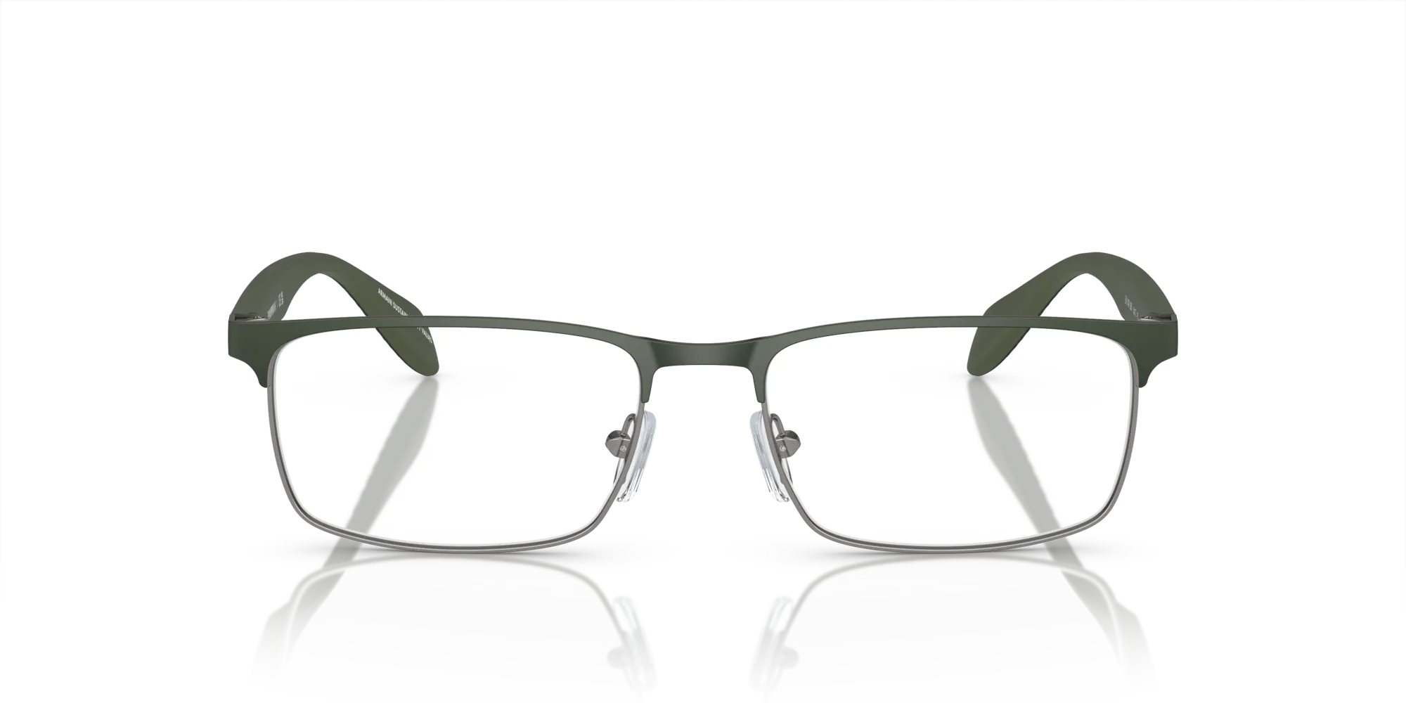 Emporio Armani EA1149 3367 Montature da vista Metallo Verde Trasparente Squadrata Normale - immagine 3
