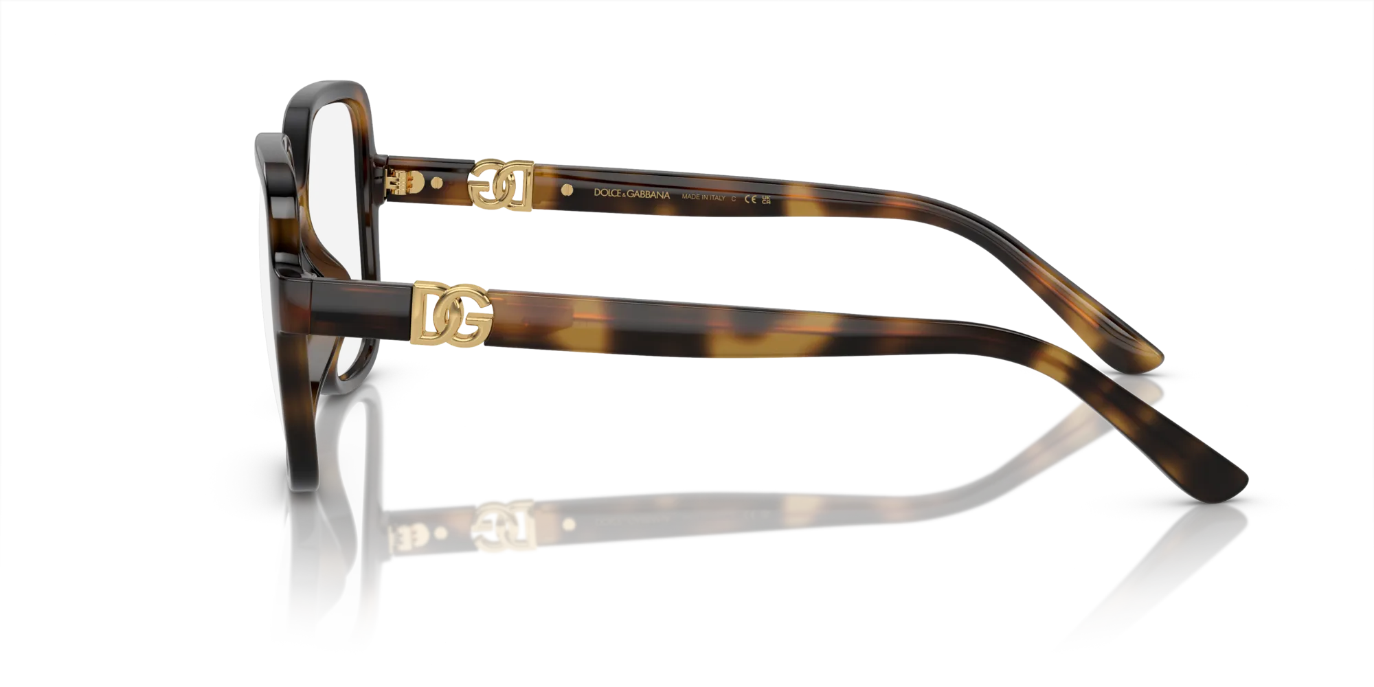 Dolce & Gabbana DG5105U 502 Montature da vista Iniettato Tartaruga Squadrata Normale - immagine 4