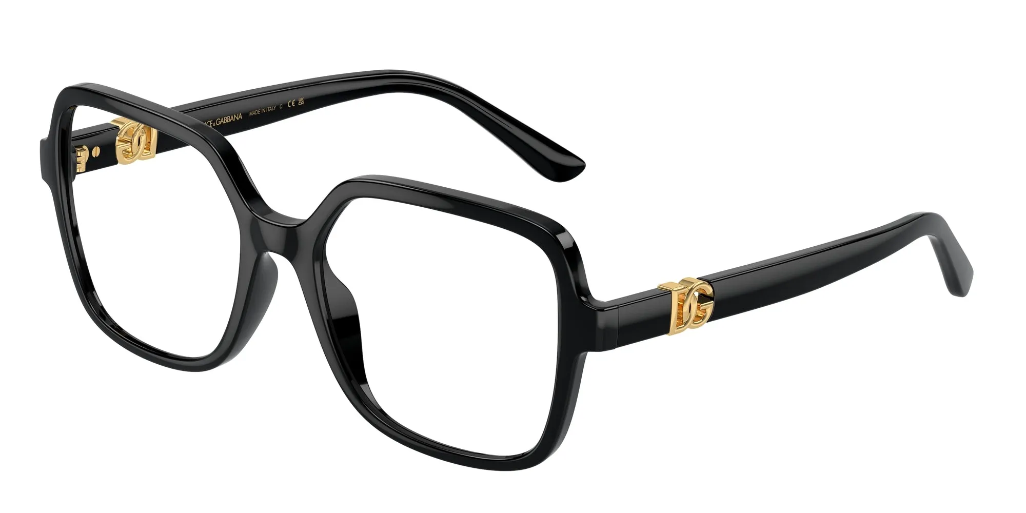 Dolce & Gabbana DG5105U 501 Montature da vista Iniettato Nero Squadrata Normale - immagine 1