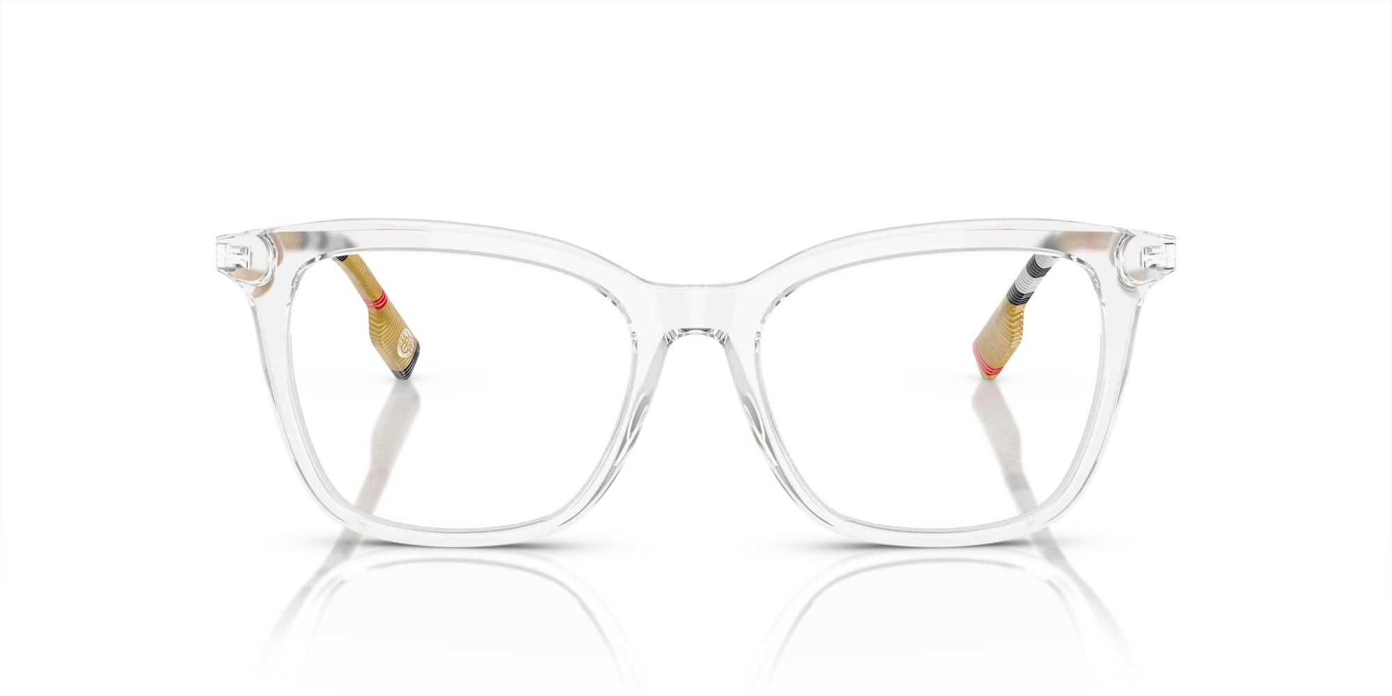 Burberry BE2390 3889 Montature da vista Acetato Trasparente Trasparente Squadrata Normale - immagine 3