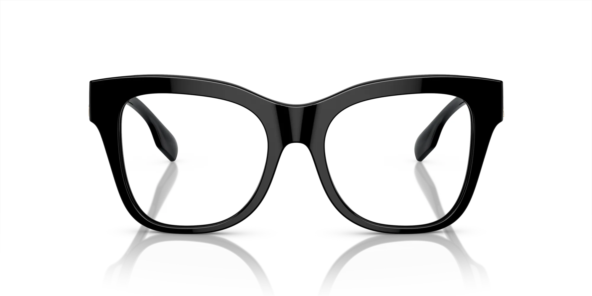 Burberry BE2388 3001 Montature da vista Acetato Nero Trasparente Squadrata Normale - immagine 3