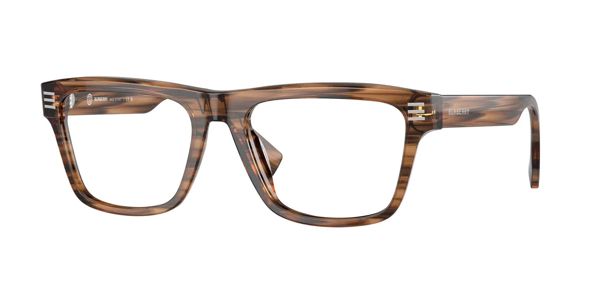 Burberry BE2387 4096 Montature da vista Acetato Marrone Squadrata Normale - immagine 1