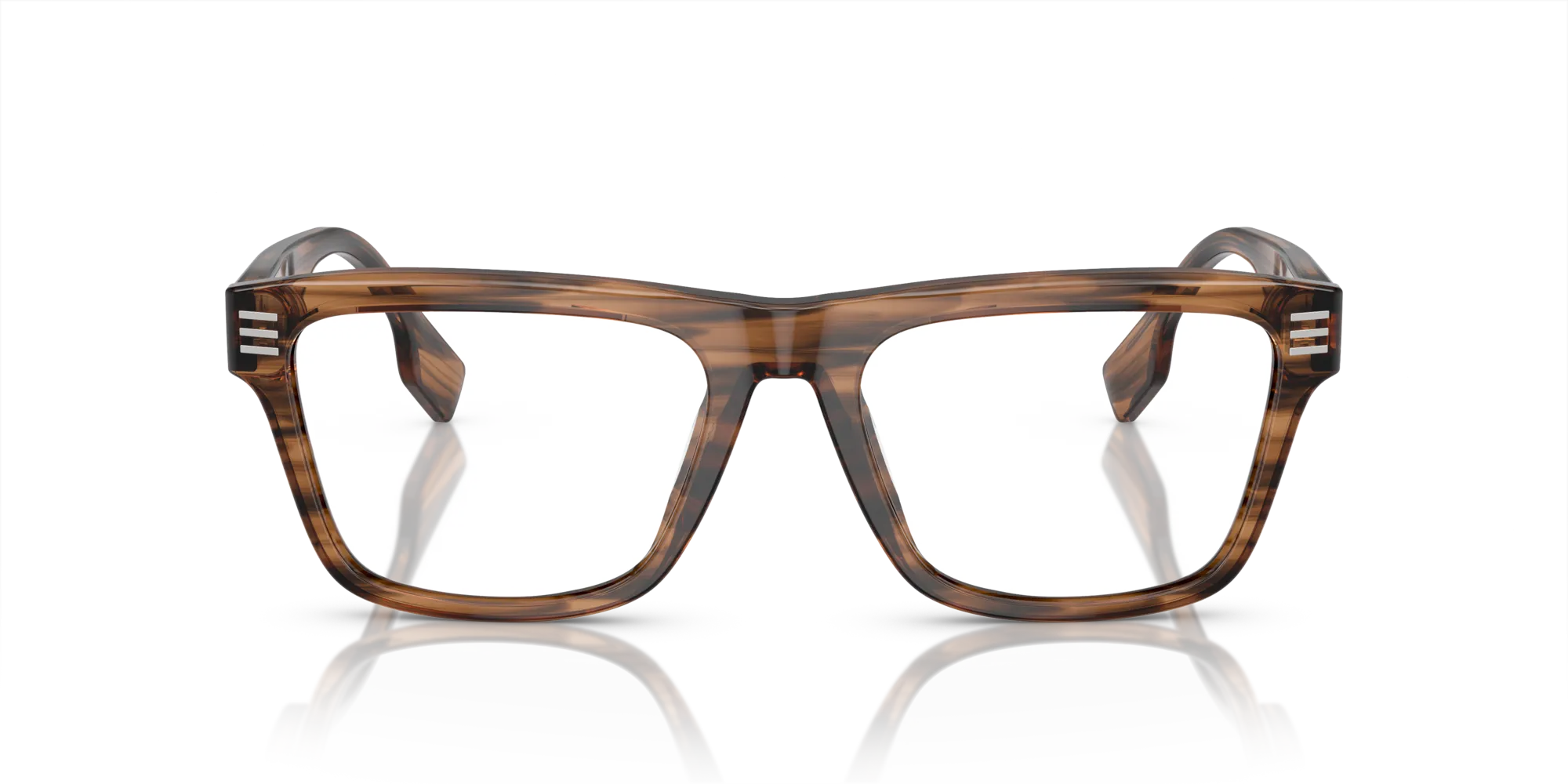 Burberry BE2387 4096 Montature da vista Acetato Marrone Squadrata Normale - immagine 3