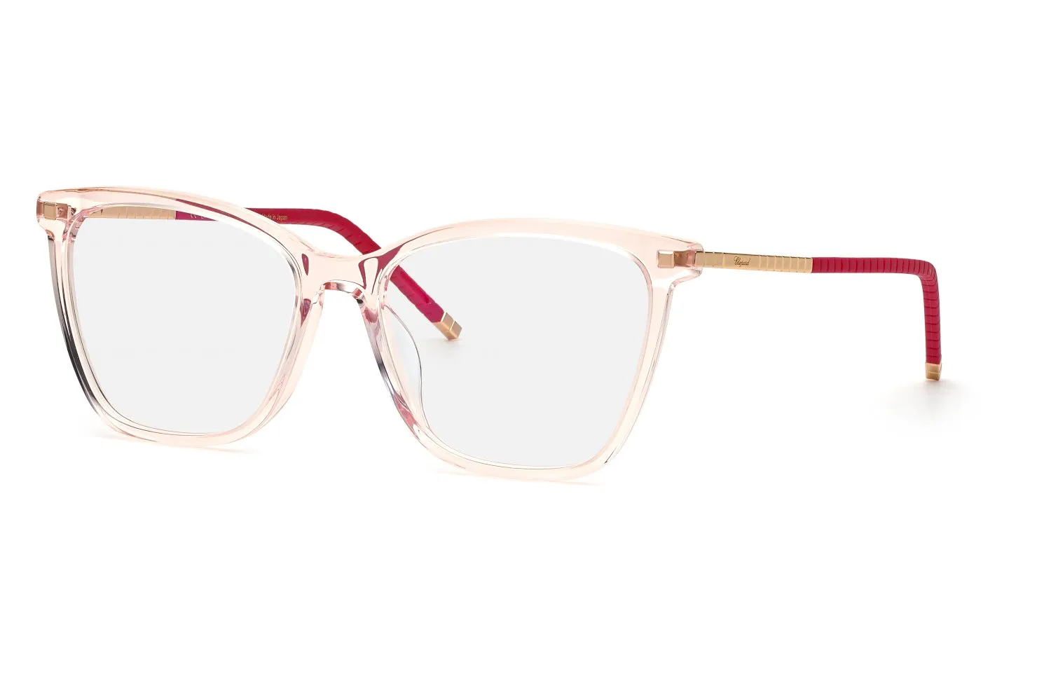 Chopard VCH349M 096D Montature da vista Acetato Rosa Cat Eye - immagine 1