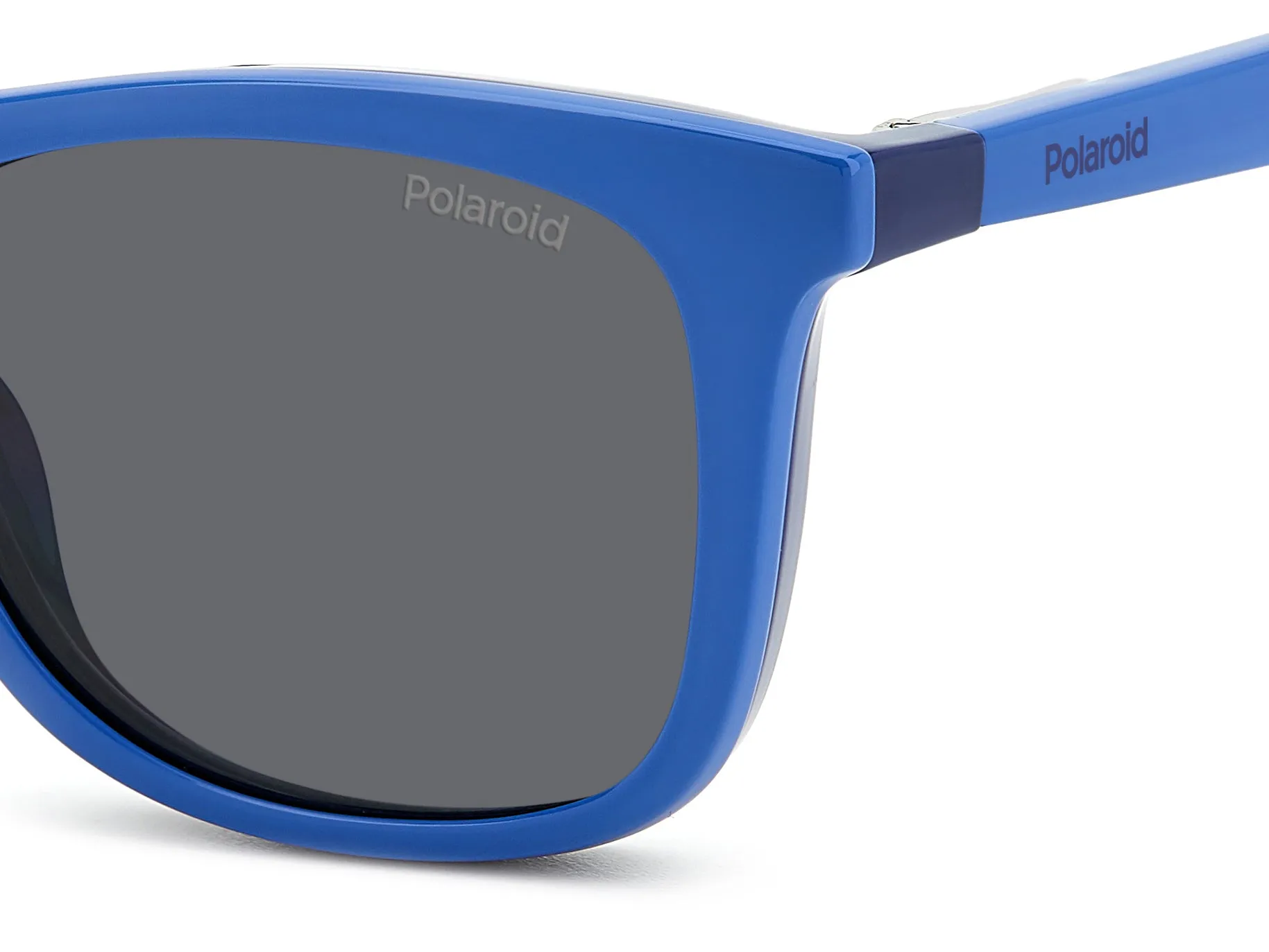 Polaroid PLD 8055/CS ZX9/M9 Occhiali da sole bambino Plastica Blu Grigio Squadrata Polarizzata - immagine 4
