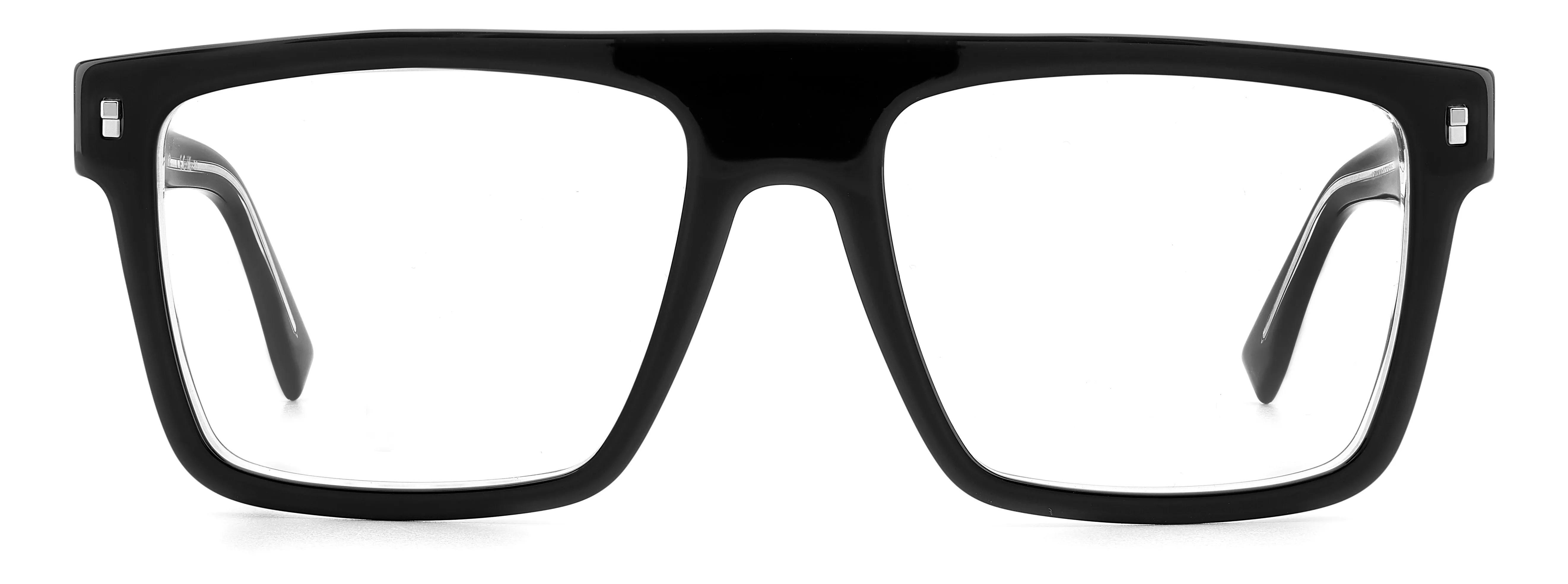 Dsquared2 ICON 0012 7C5 Montature da vista Acetato Nero Squadrata - immagine 2