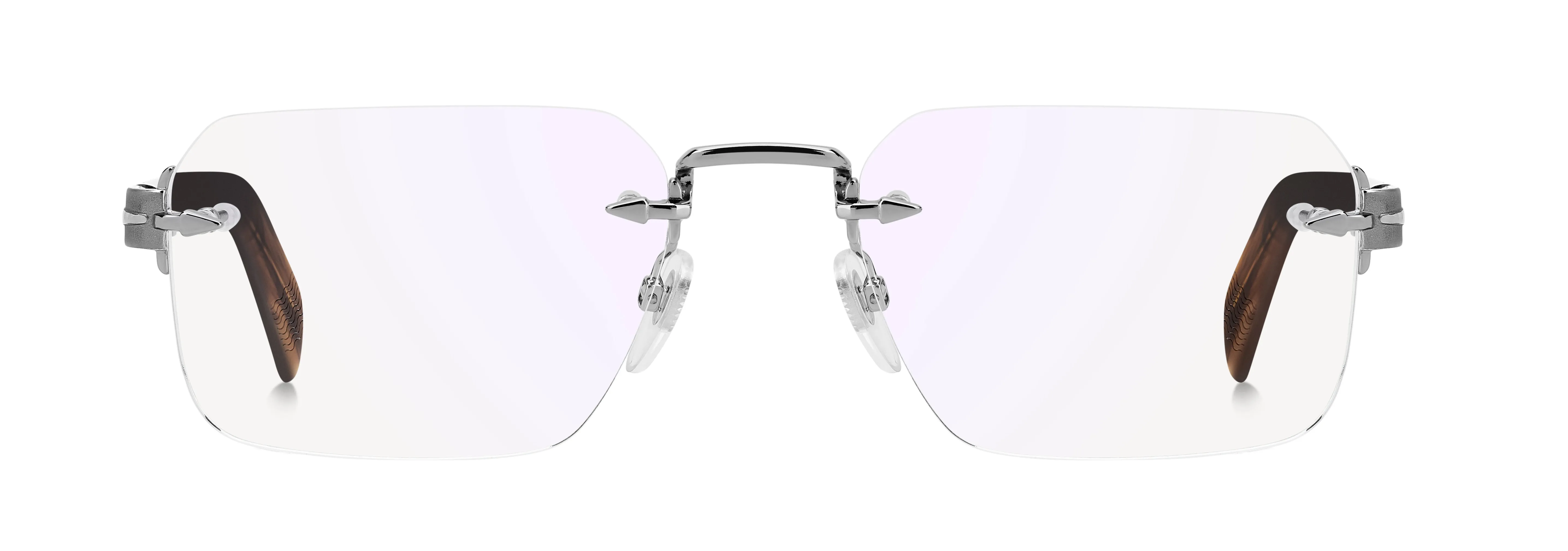 DAVID BECKHAM DB 7116 6LB/2Y Montature da vista Metallo Argento Squadrata - immagine 2