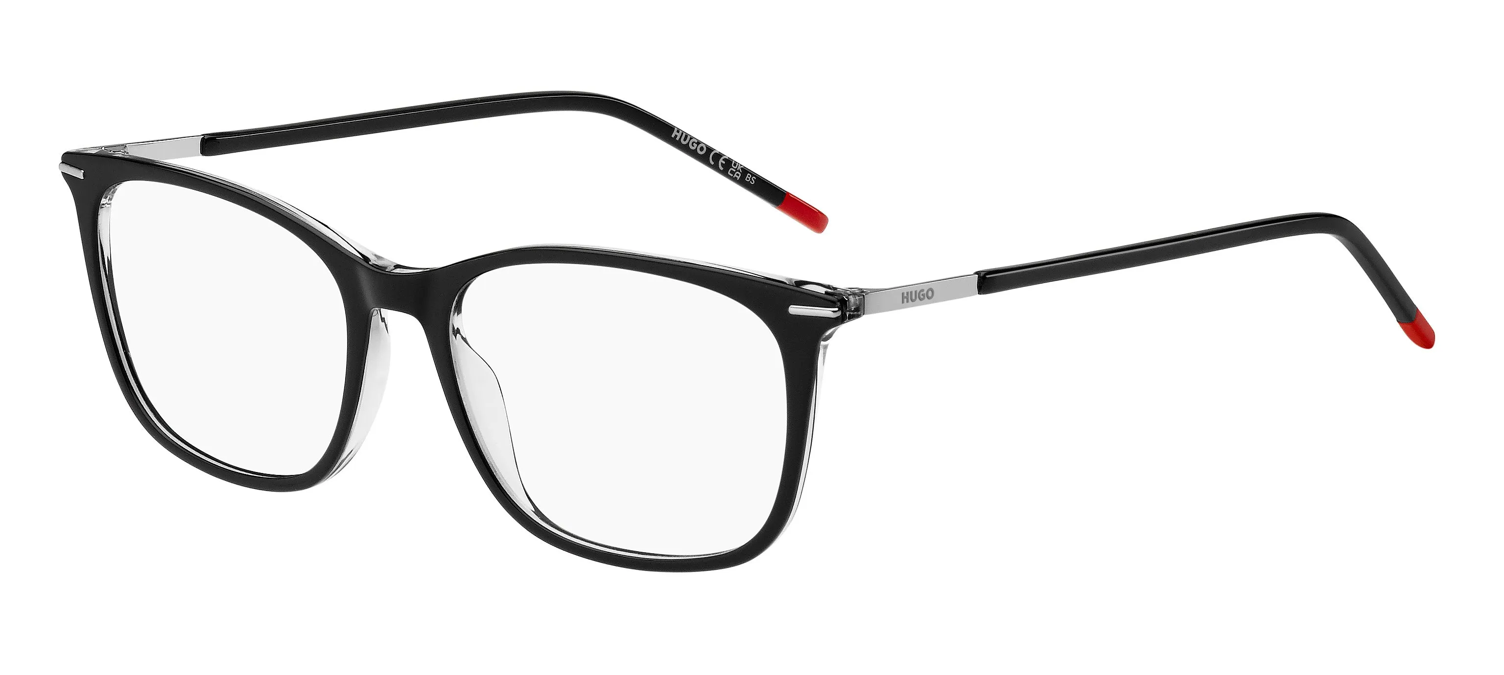 Hugo Boss HG 1278 7C5 Montature da vista Acetato Nero Squadrata - immagine 1