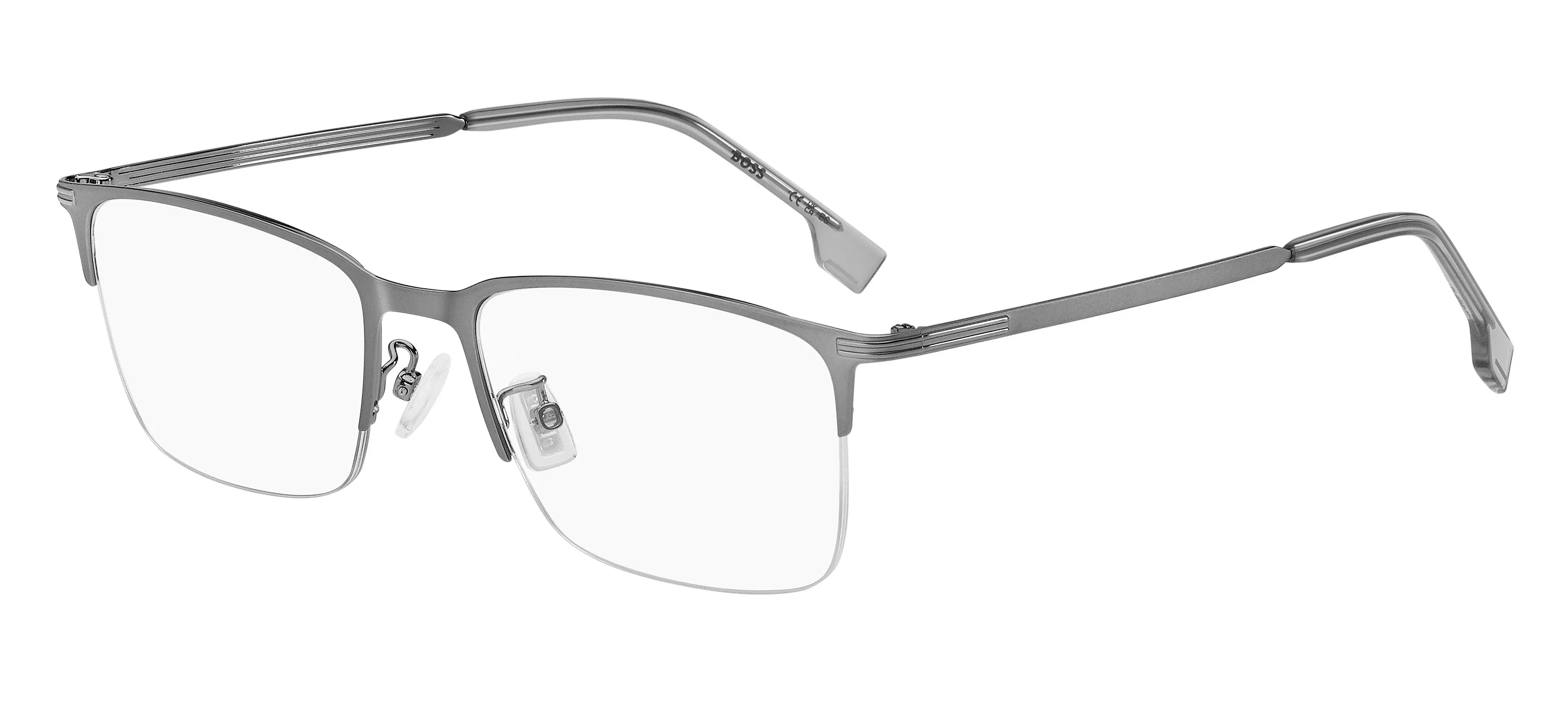 Hugo Boss BOSS 1616/F R81 Montature da vista Metallo Rutenio opaco Squadrata - immagine 1
