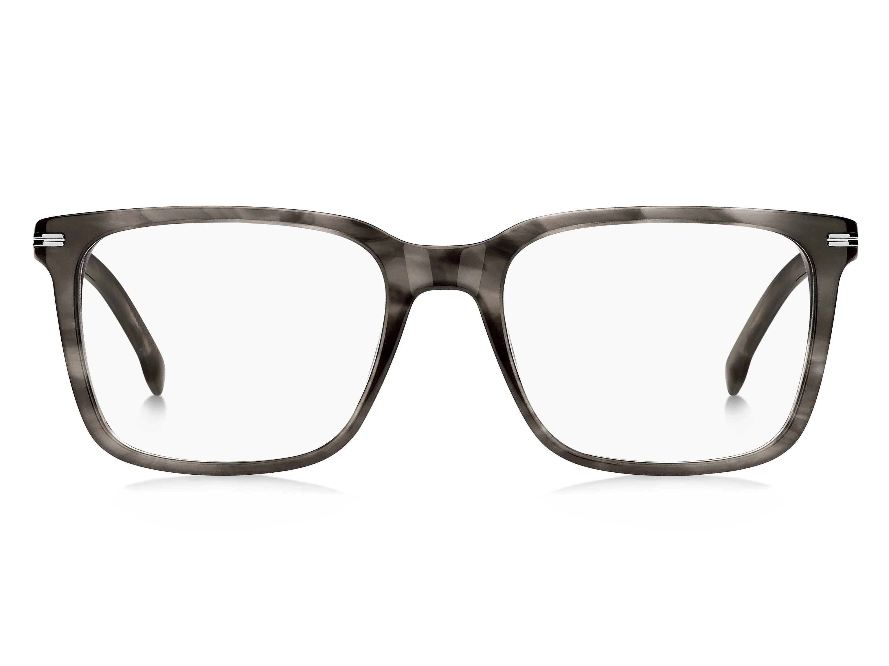 Hugo Boss BOSS 1602 2W8 Montature da vista Plastica Corno grigio Squadrata - immagine 2