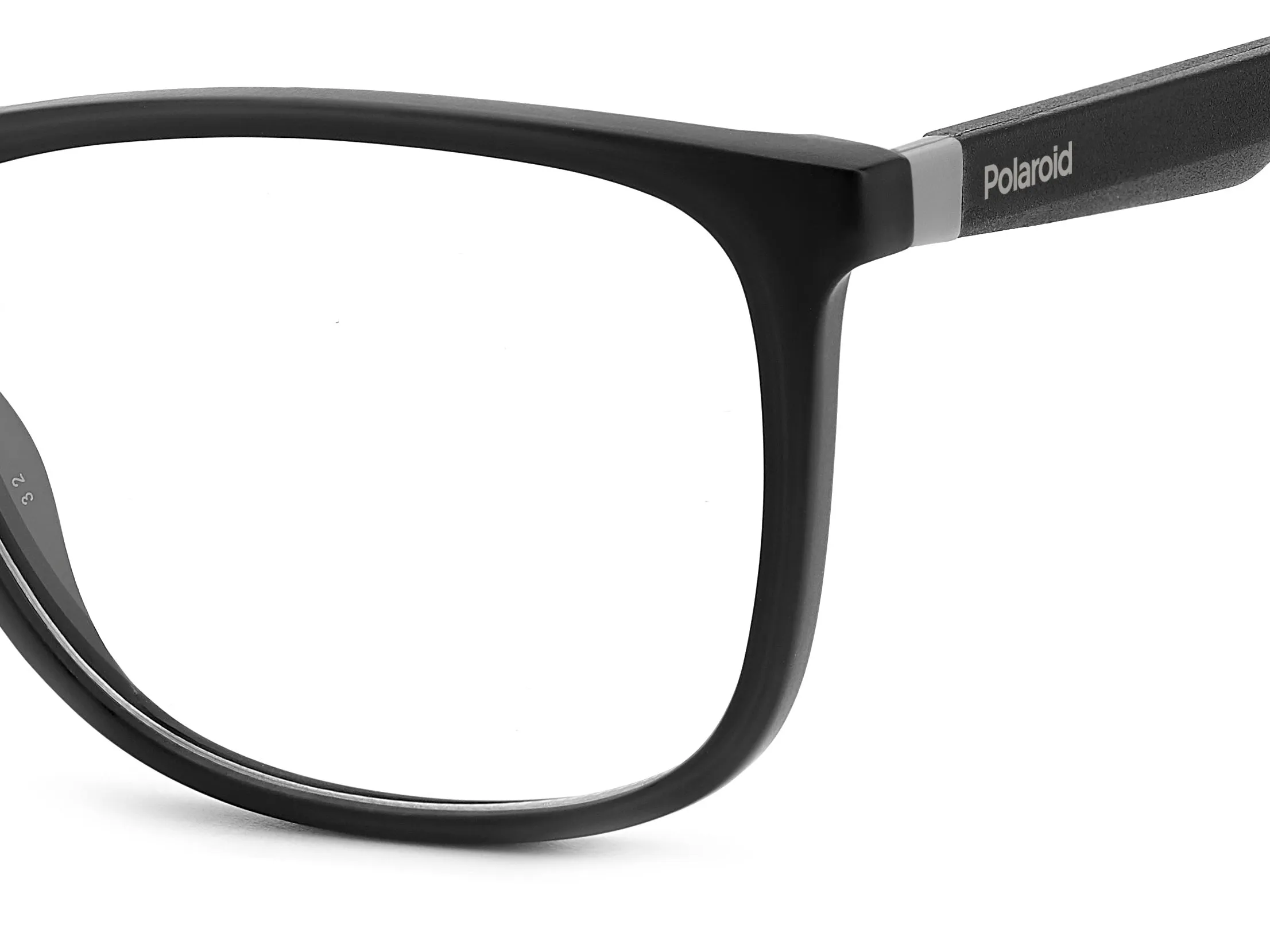 Polaroid PLD D517 O6W Montature da vista Plastica Nero opaco/Grigio Squadrata - immagine 4