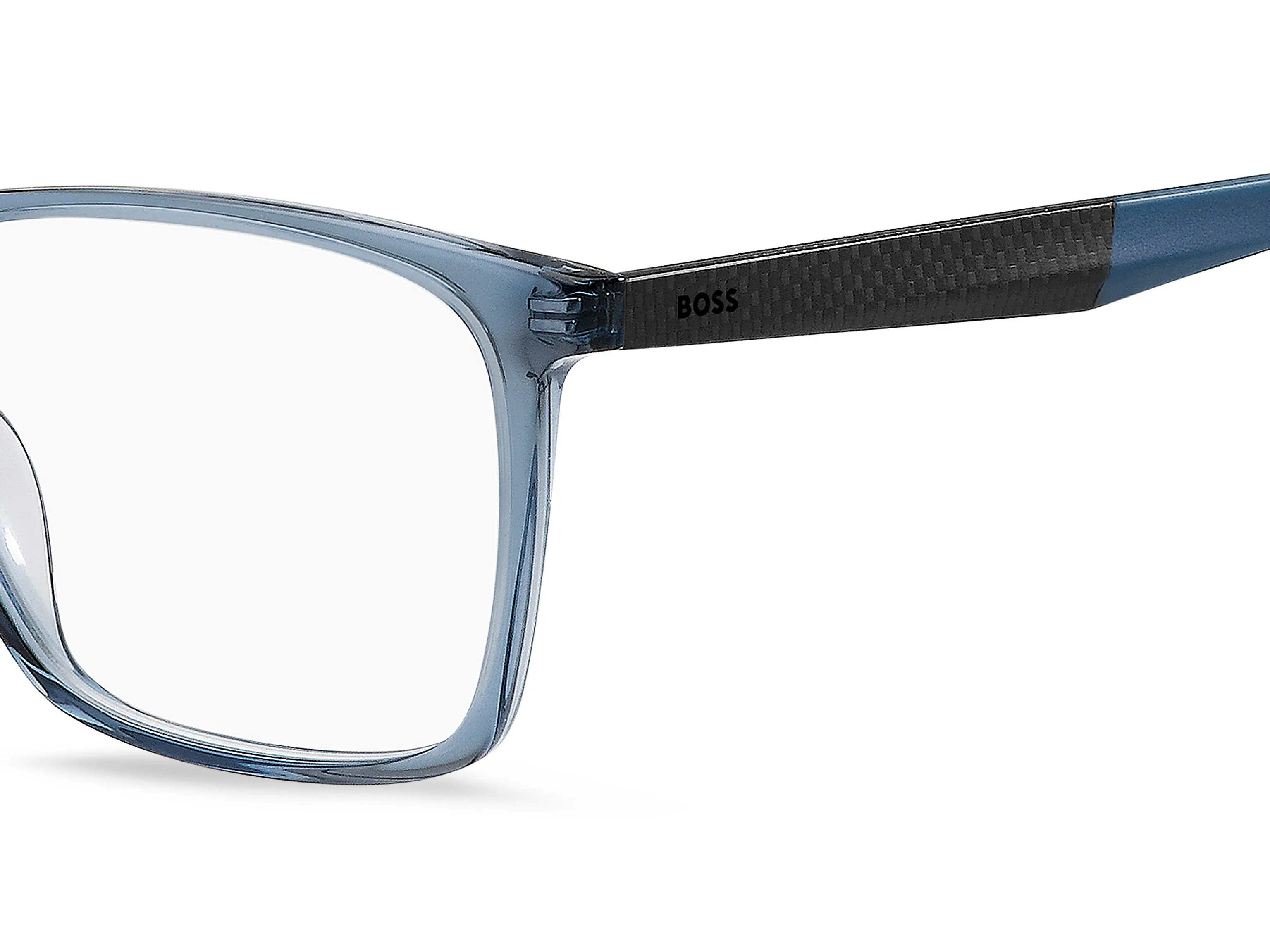 Hugo Boss BOSS 1582 PJP Montature da vista Acetato Blu Squadrata - immagine 3