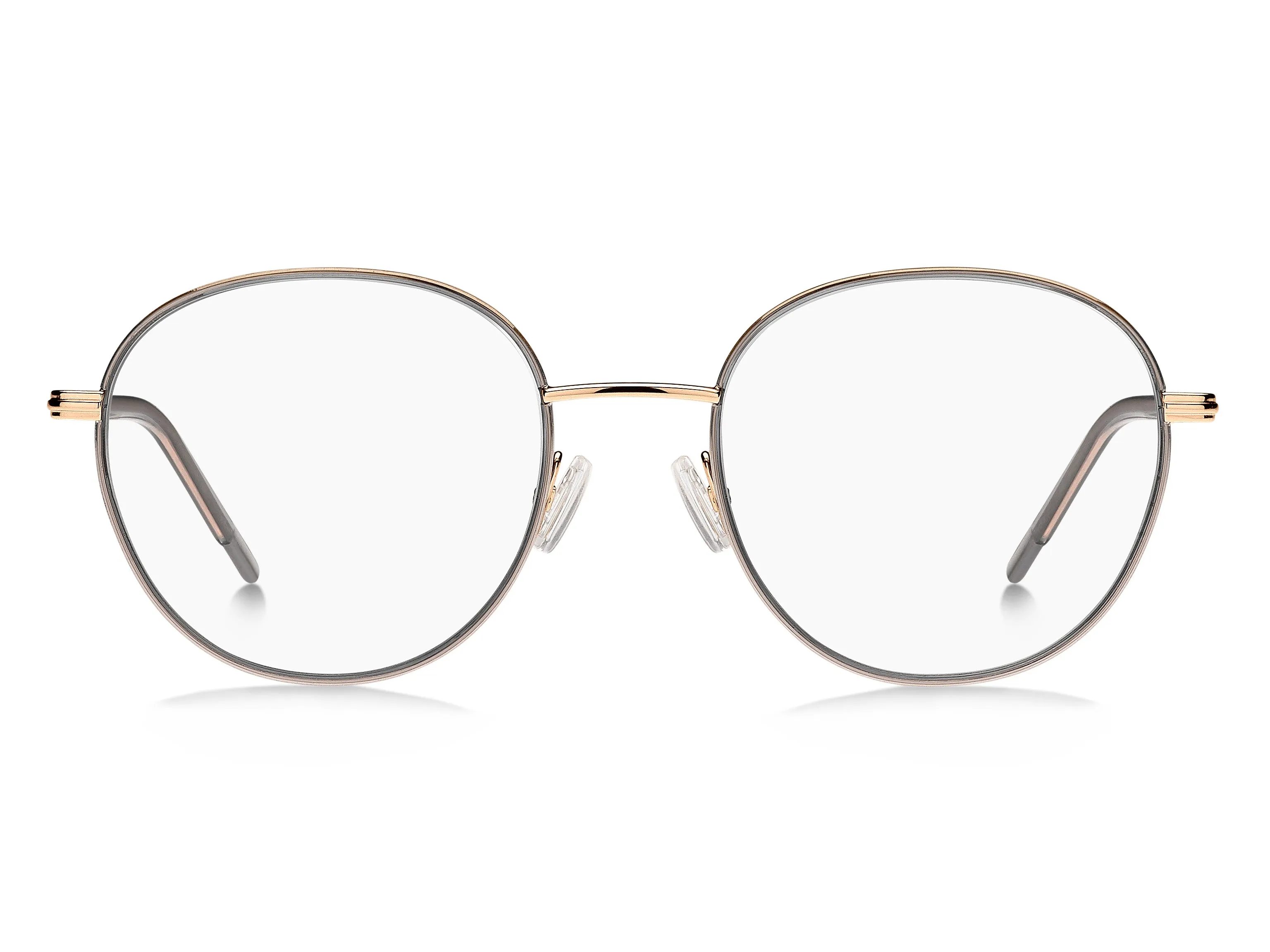 Hugo Boss BOSS 1594 2F7 Montature da vista Metallo Oro / Grigio Rotonda - immagine 2