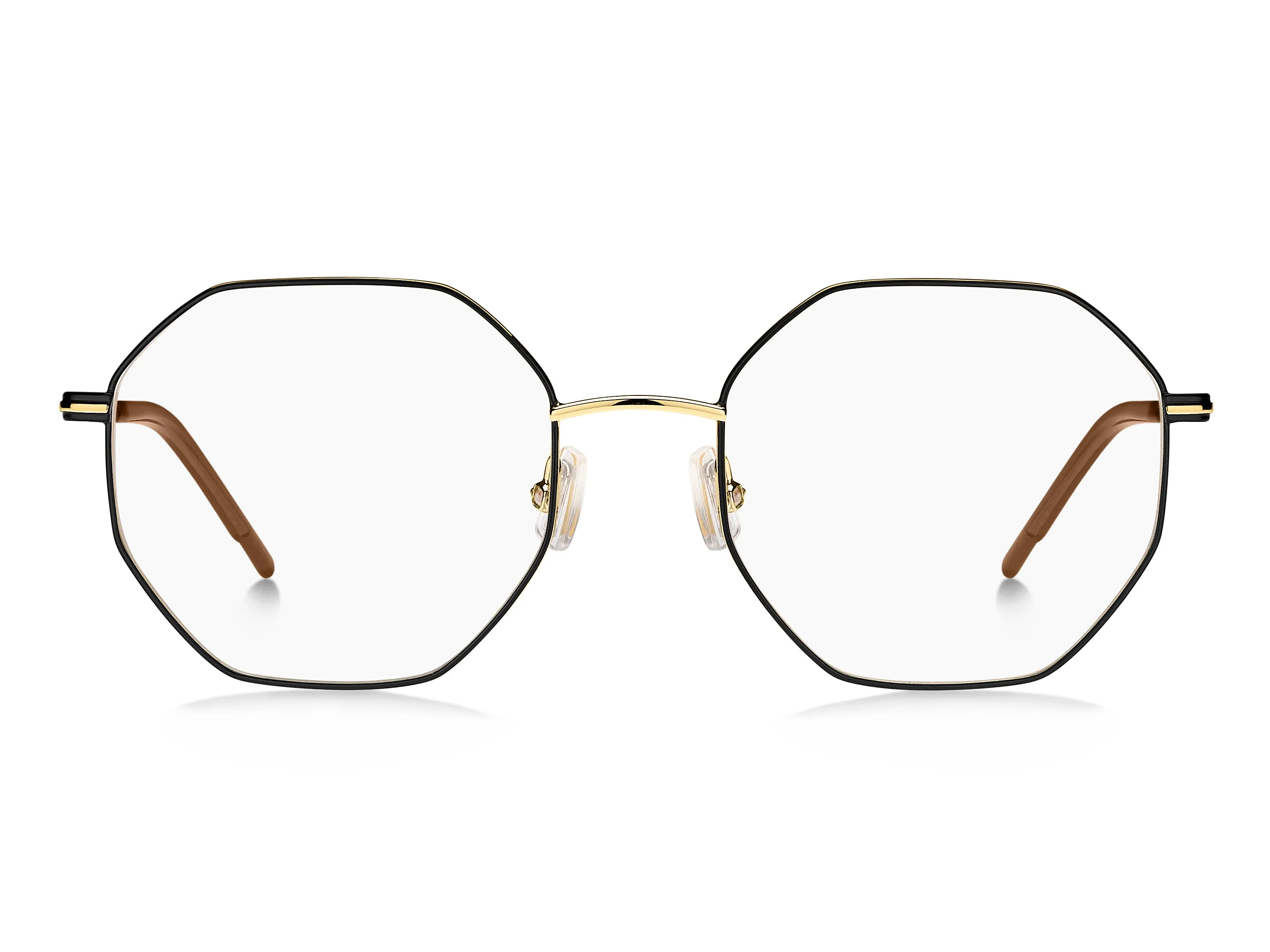 Hugo Boss BOSS 1590 RHL Montature da vista Metallo Oro / Nero Geometrica - immagine 2