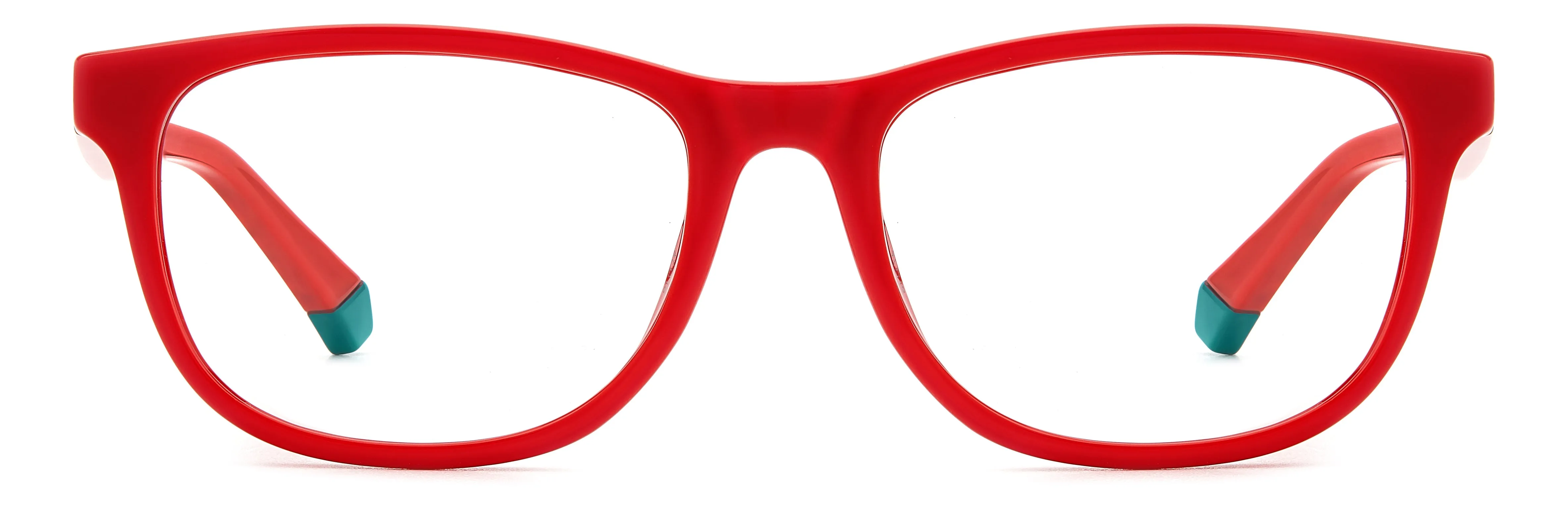 Polaroid PLD D832 C9A Montature da vista bambino Plastica Rosso Squadrata - immagine 2