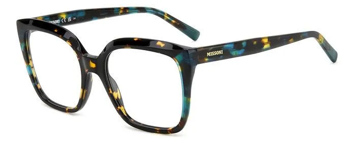 Missoni MIS 0158 PHW Montature da vista Acetato Havana/Verde Squadrata - immagine 1