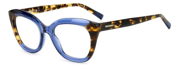 Missoni MIS 0157 JBW Montature da vista Acetato Havana/Blu Squadrata - immagine 1