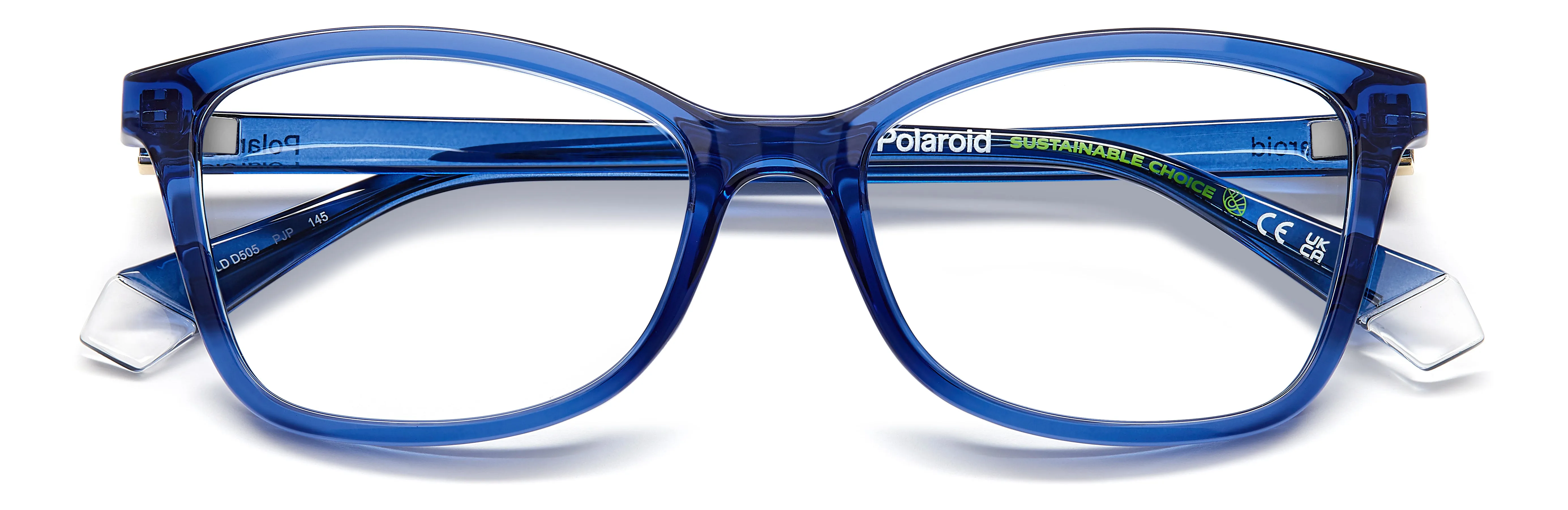 Polaroid PLD D505 PJP Montature da vista Plastica Blu Squadrata - immagine 3